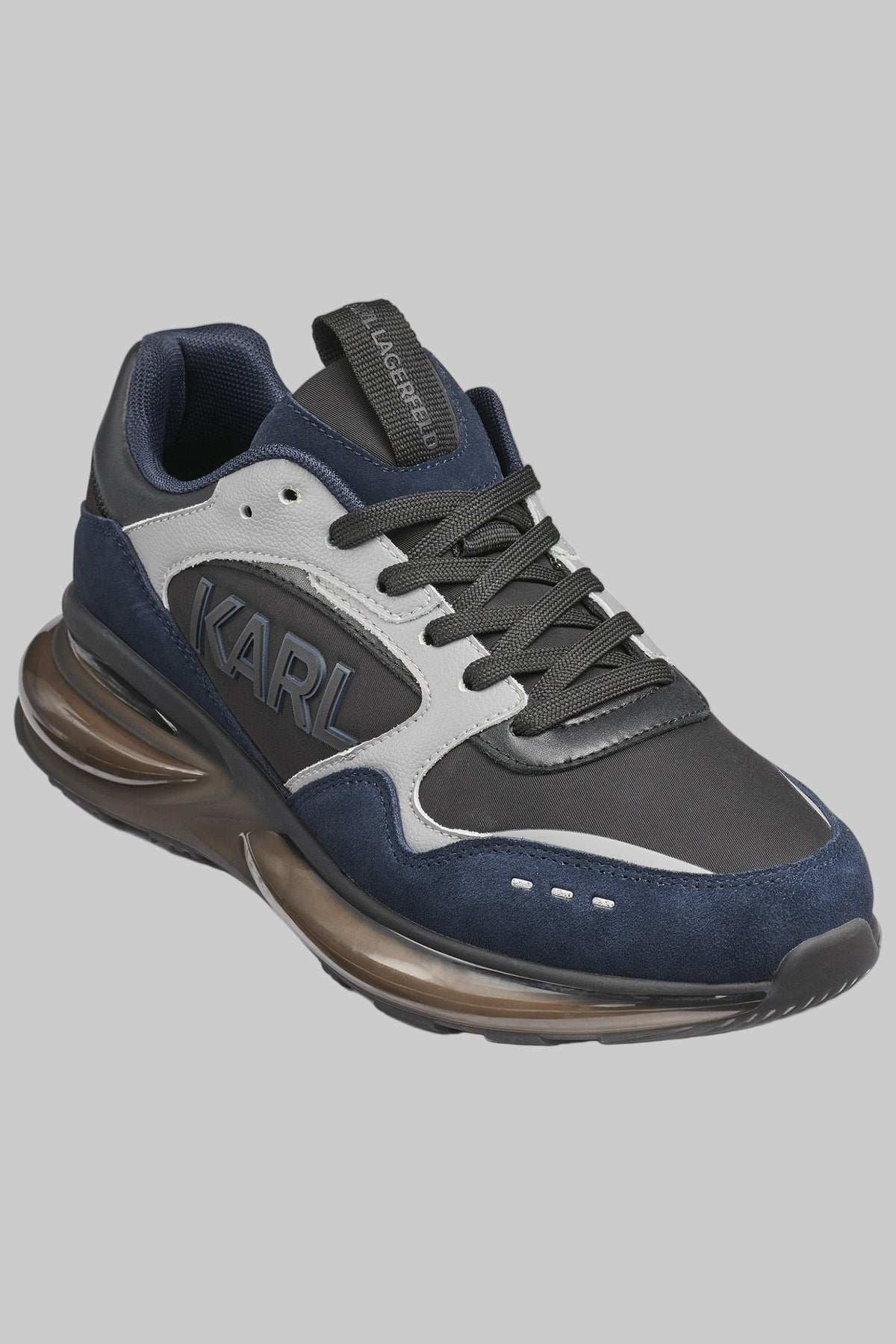 Mixed Media Sneaker With Karl Logo | Sneakers | Karl  display picture 1