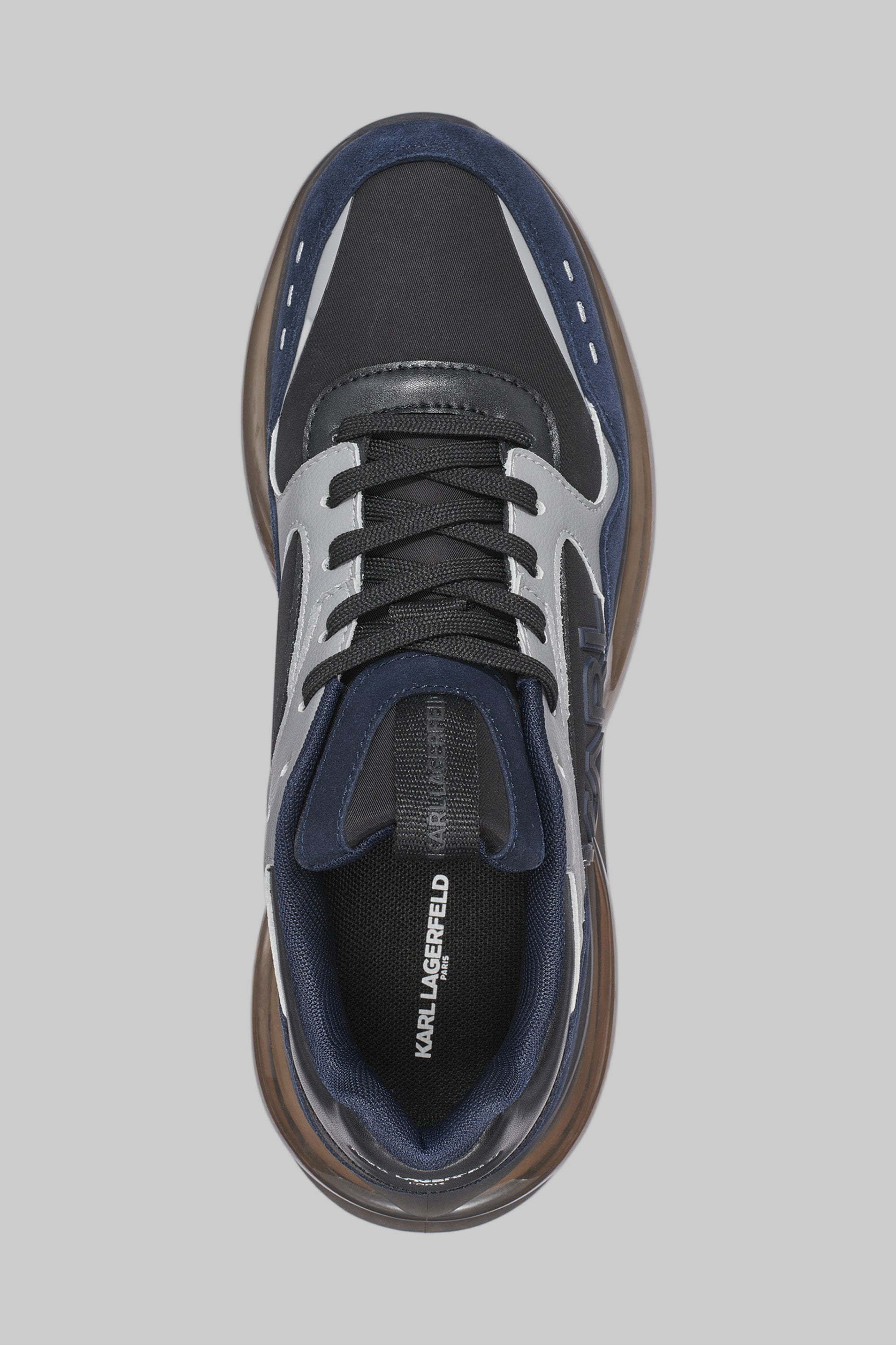 MIXED MEDIA SNEAKER WITH KARL LOGO VIEW 4 | Men's Sneakers MIXED MEDIA SNEAKER WITH KARL LOGO VIEW 4 | Men's Sneakers