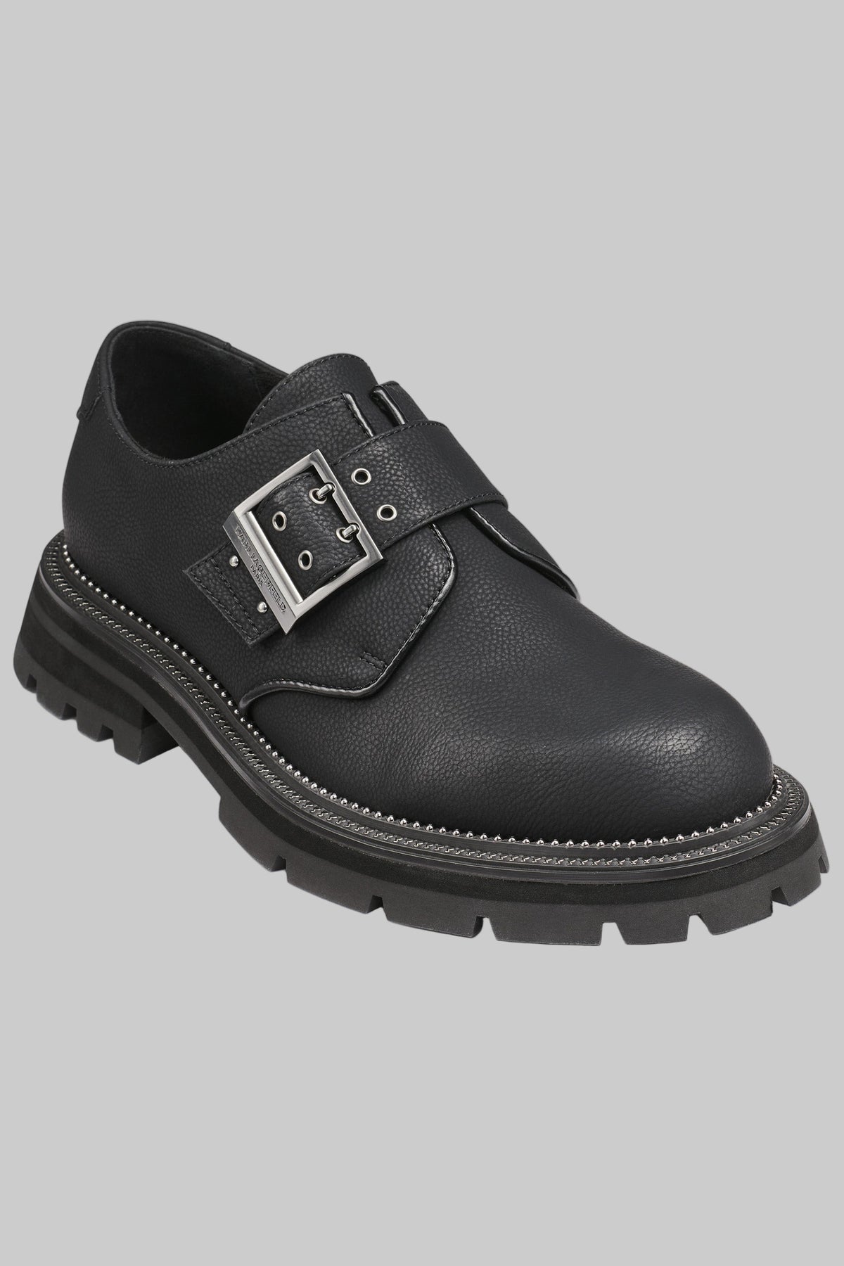 Fitflop Hagen Monk Strap Black Leather Casual Oxfords Shoes Men Sz 12M US/45EU Men main image 3