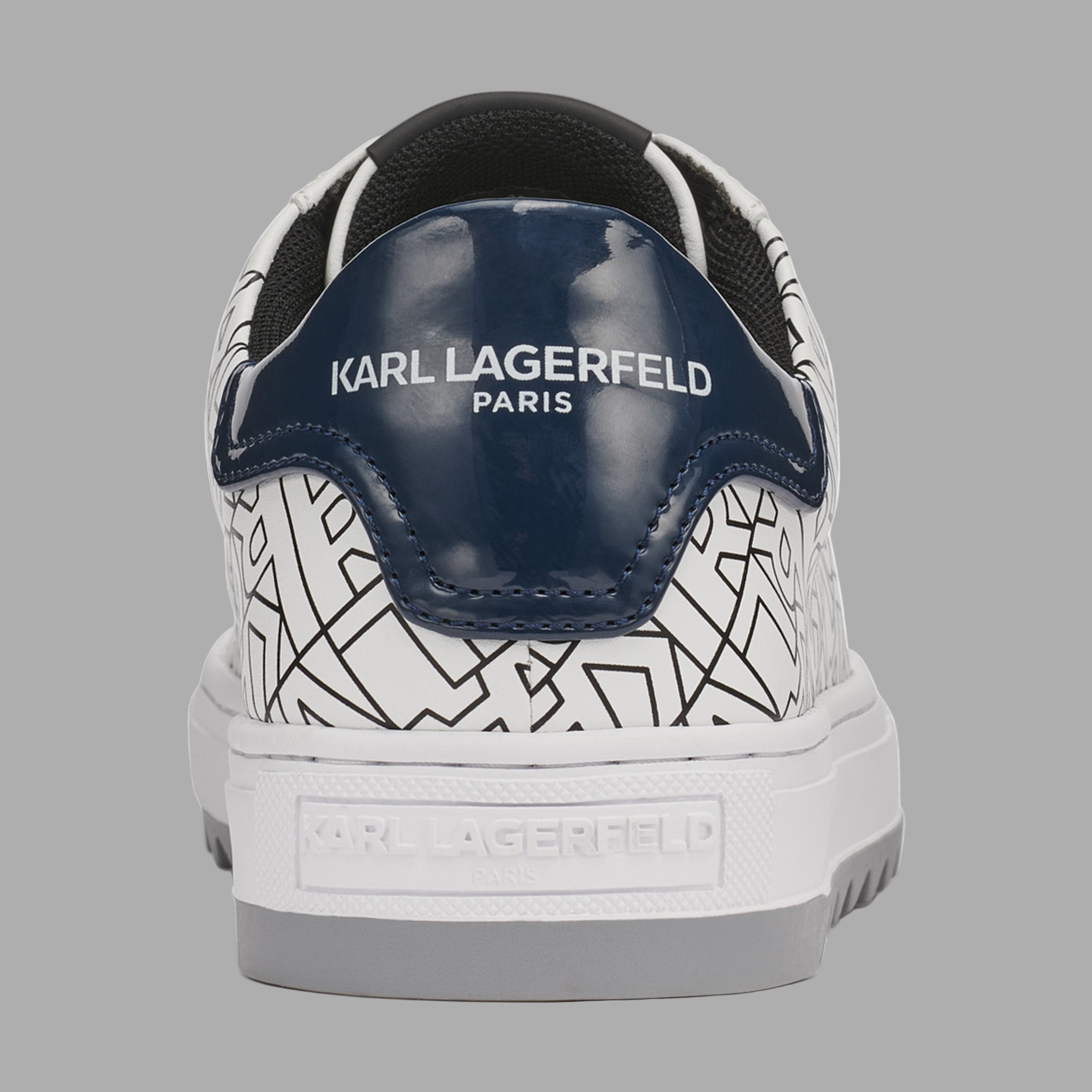 LEATHER SNEAKER WITH PATENT DETAILING AND SIDE LOGO VIEW 4 | Men's Sneakers LEATHER SNEAKER WITH PATENT DETAILING AND SIDE LOGO VIEW 4 | Men's Sneakers