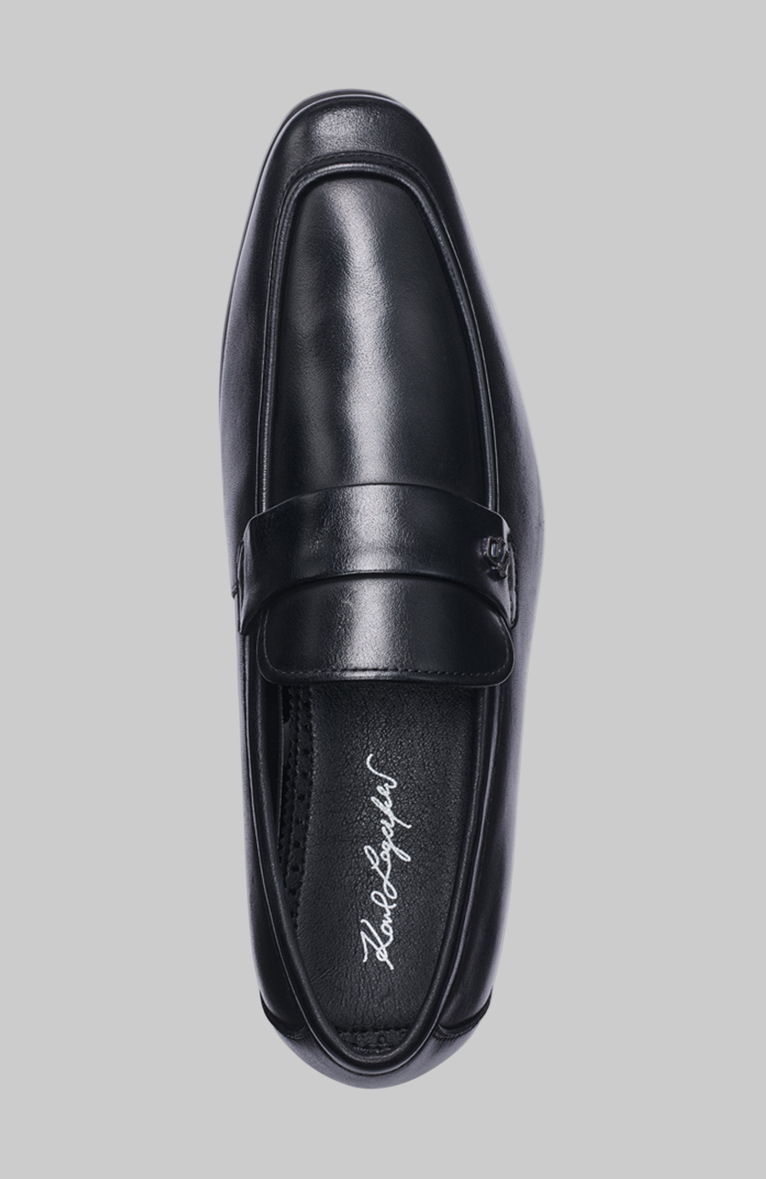 LEATHER BANDED LOAFER WITH KARL HEAD VIEW 4 LEATHER BANDED LOAFER WITH KARL HEAD VIEW 4