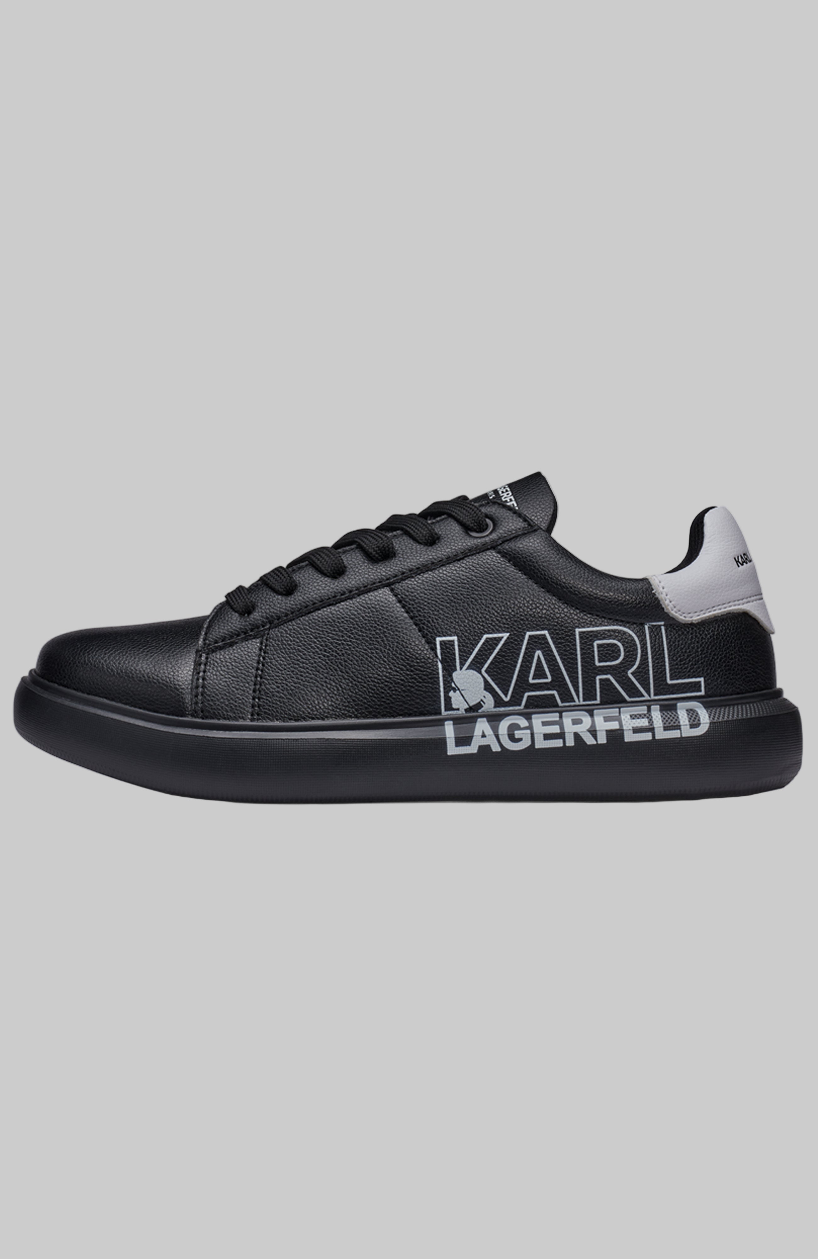 LEATHER SNEAKER WITH KARL LOGO View 1 | Men's Sneakers LEATHER SNEAKER WITH KARL LOGO View 1 | Men's Sneakers