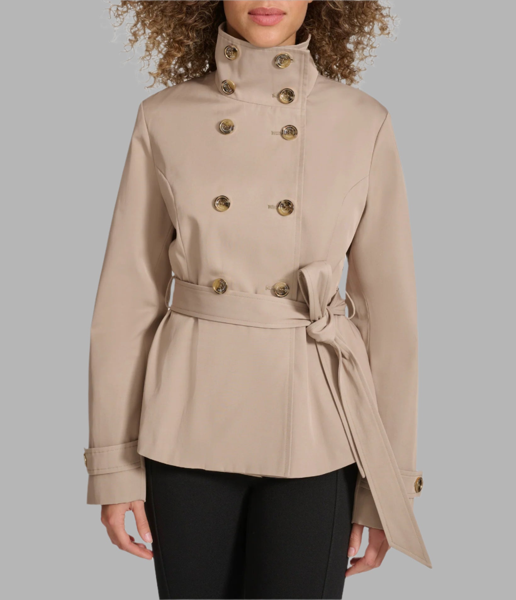 PEPLUM TRENCH VIEW 4 | Women's Clothing PEPLUM TRENCH VIEW 4 | Women's Clothing