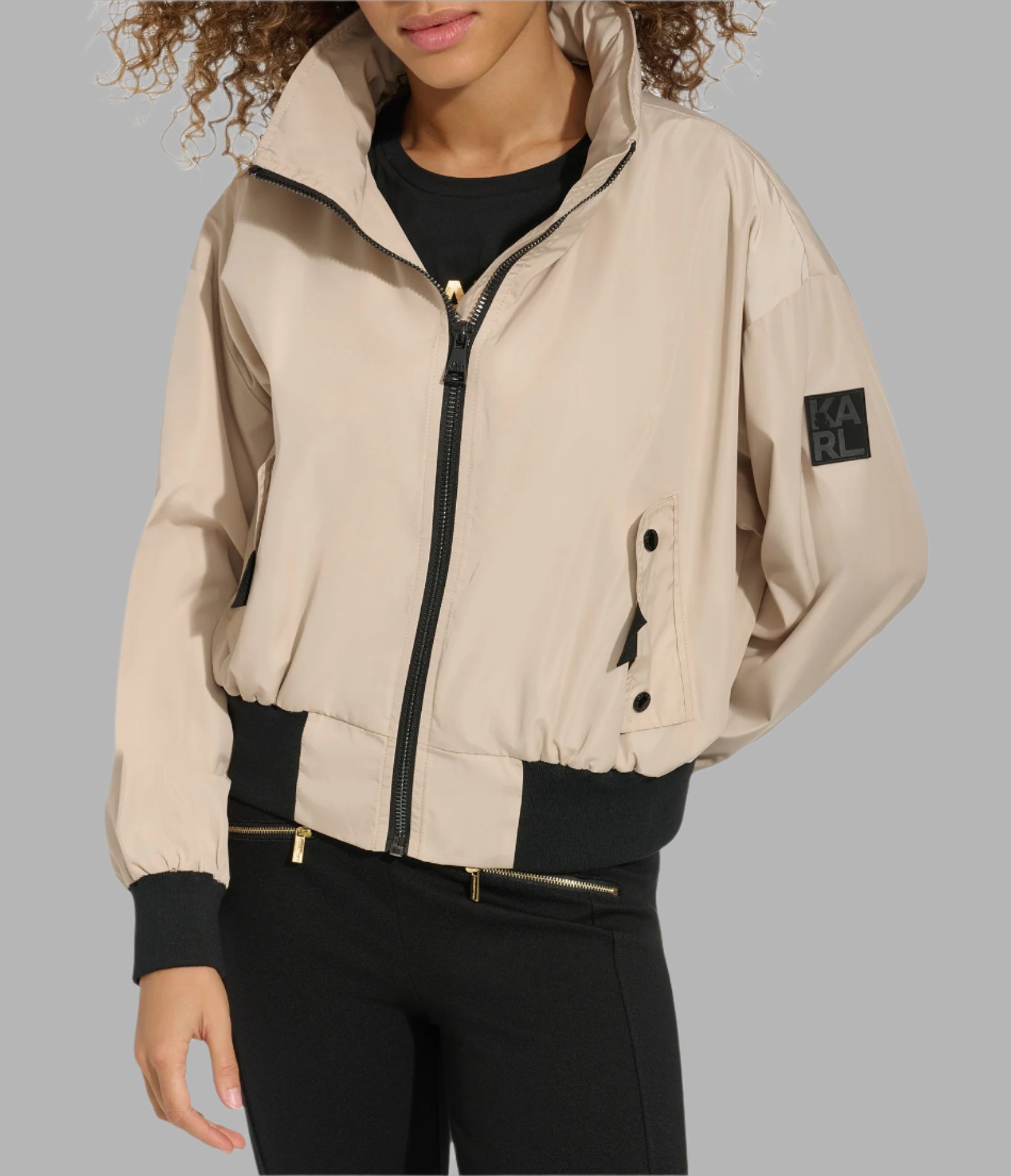 DOLMAN SLEEVE BOMBER View 1 | Women's Clothing DOLMAN SLEEVE BOMBER View 1 | Women's Clothing