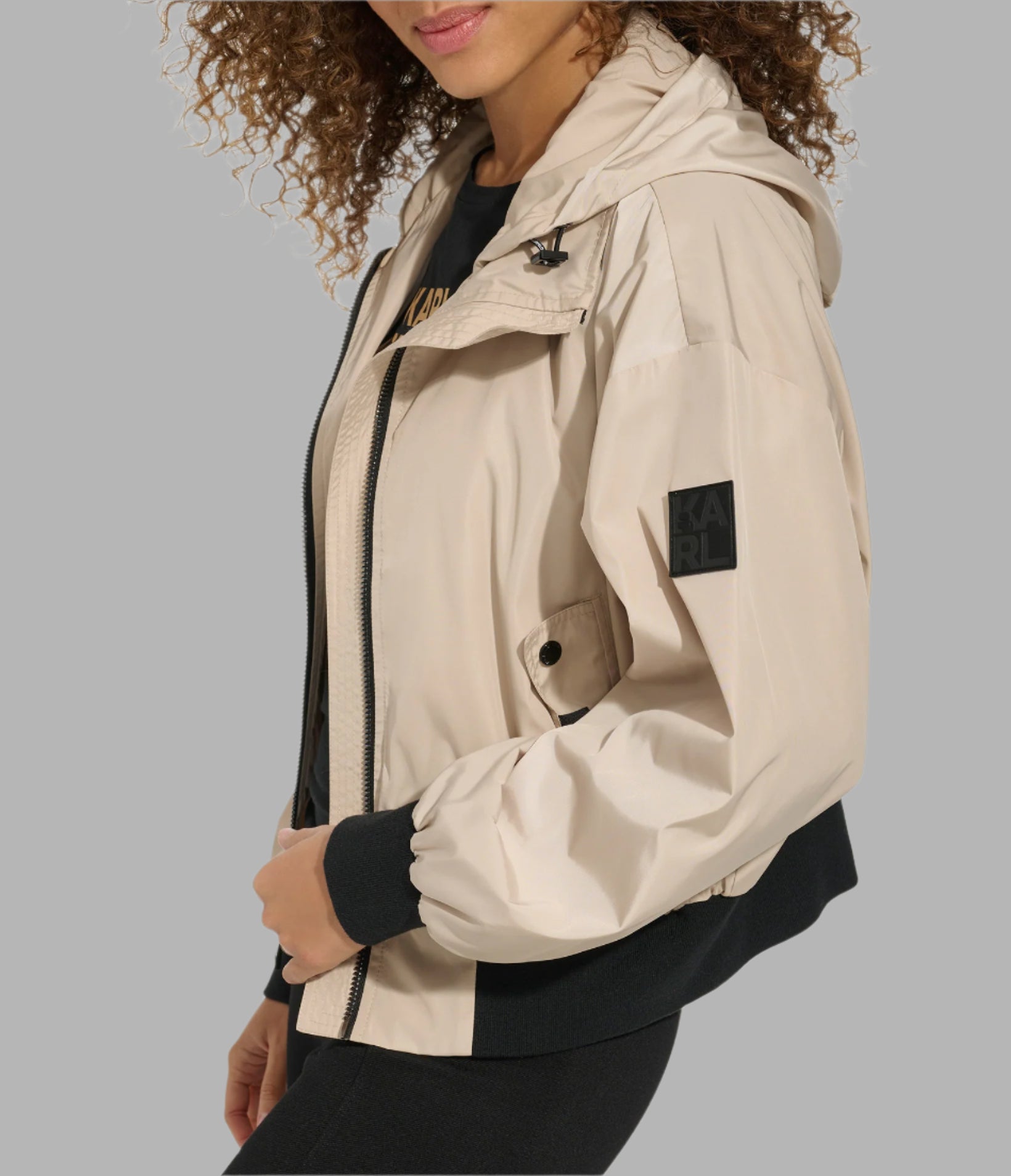 DOLMAN SLEEVE BOMBER VIEW 4 | Women's Clothing DOLMAN SLEEVE BOMBER VIEW 4 | Women's Clothing