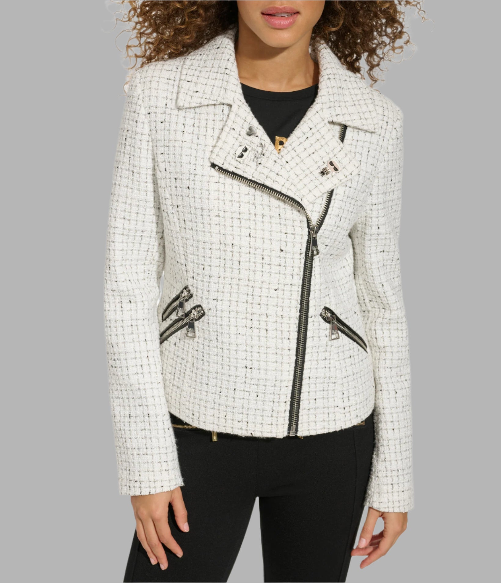 TWEED MOTO JACKET View 1 | Women's Clothing TWEED MOTO JACKET View 1 | Women's Clothing