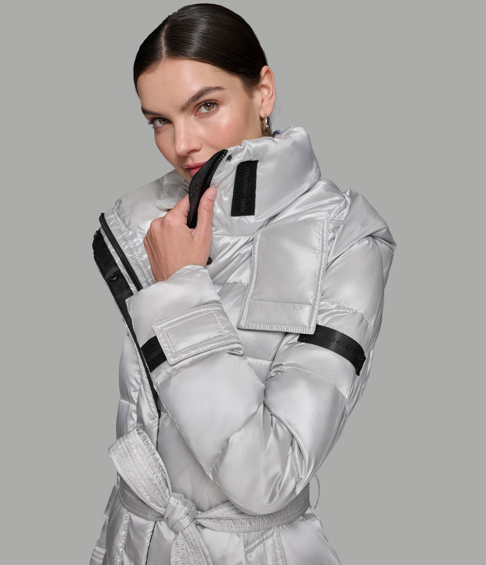 CONTRAST MAXI BELTED LONG PUFFER VIEW 7 | Women's Clothing CONTRAST MAXI BELTED LONG PUFFER VIEW 7 | Women's Clothing