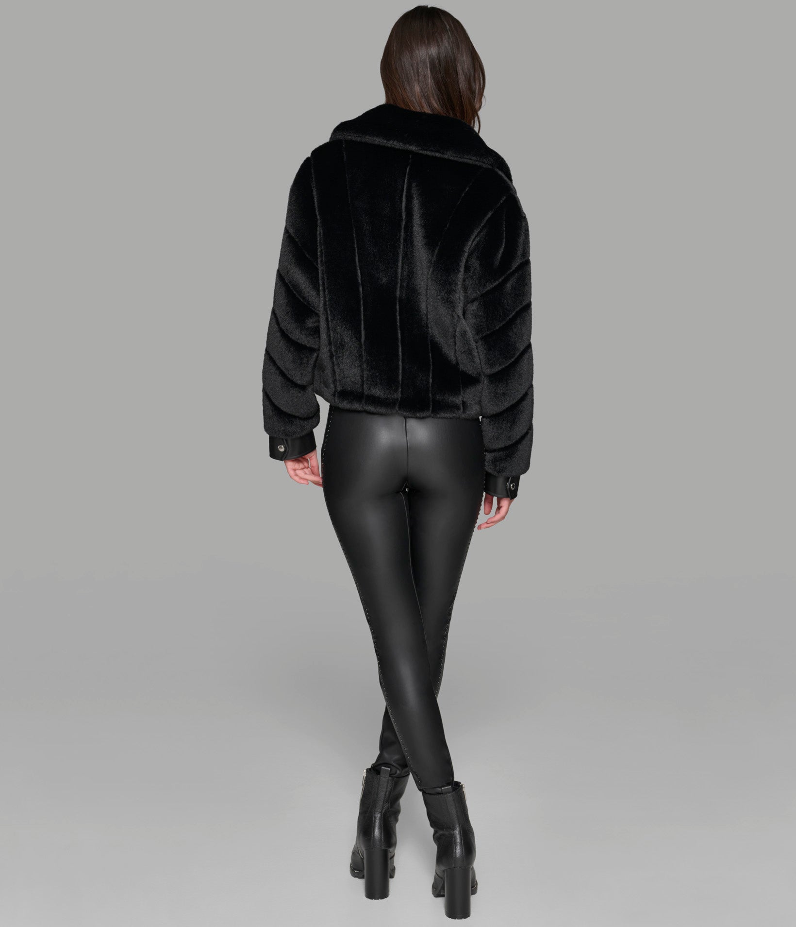 CHANNEL FAUX MINK AND PU BOMBER View 2 | Women's Clothing Sale CHANNEL FAUX MINK AND PU BOMBER View 2 | Women's Clothing Sale