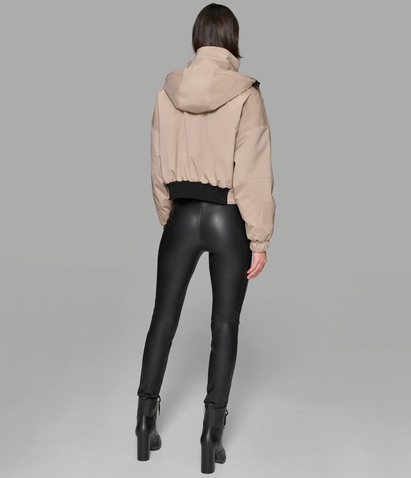 CROPPED LOGO BOMBER View 2 | Women's Clothing Sale CROPPED LOGO BOMBER View 2 | Women's Clothing Sale