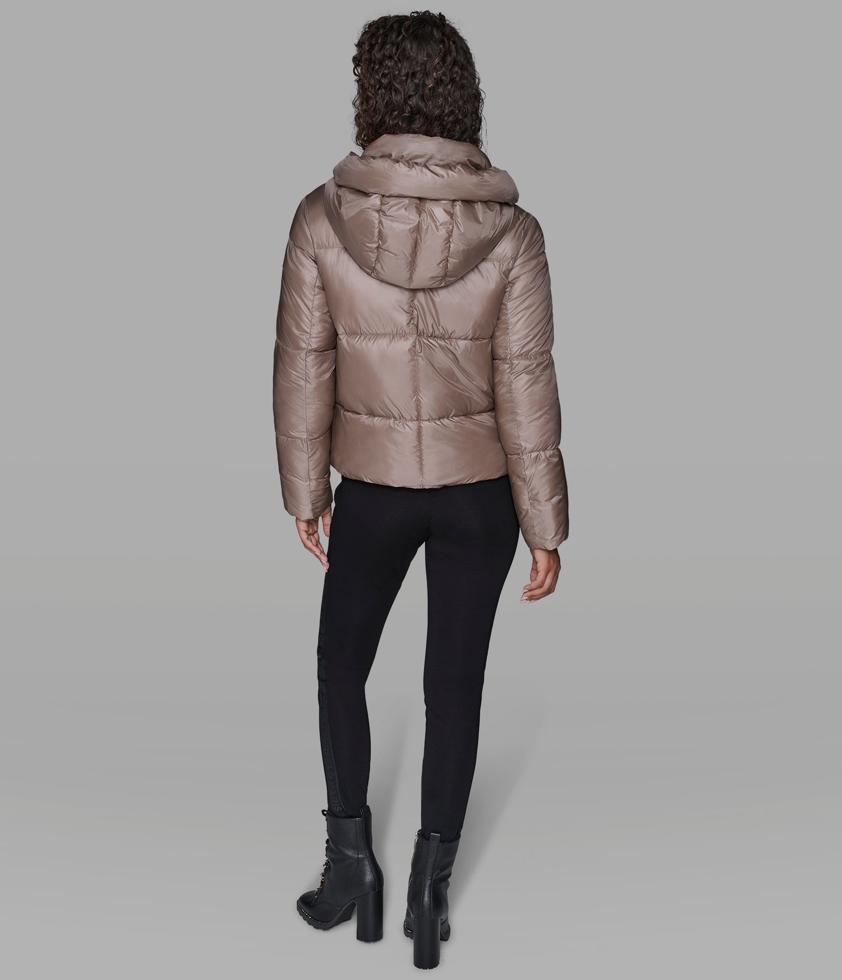 SHORT HOODED PUFFER View 2 | Women's Clothing SHORT HOODED PUFFER View 2 | Women's Clothing