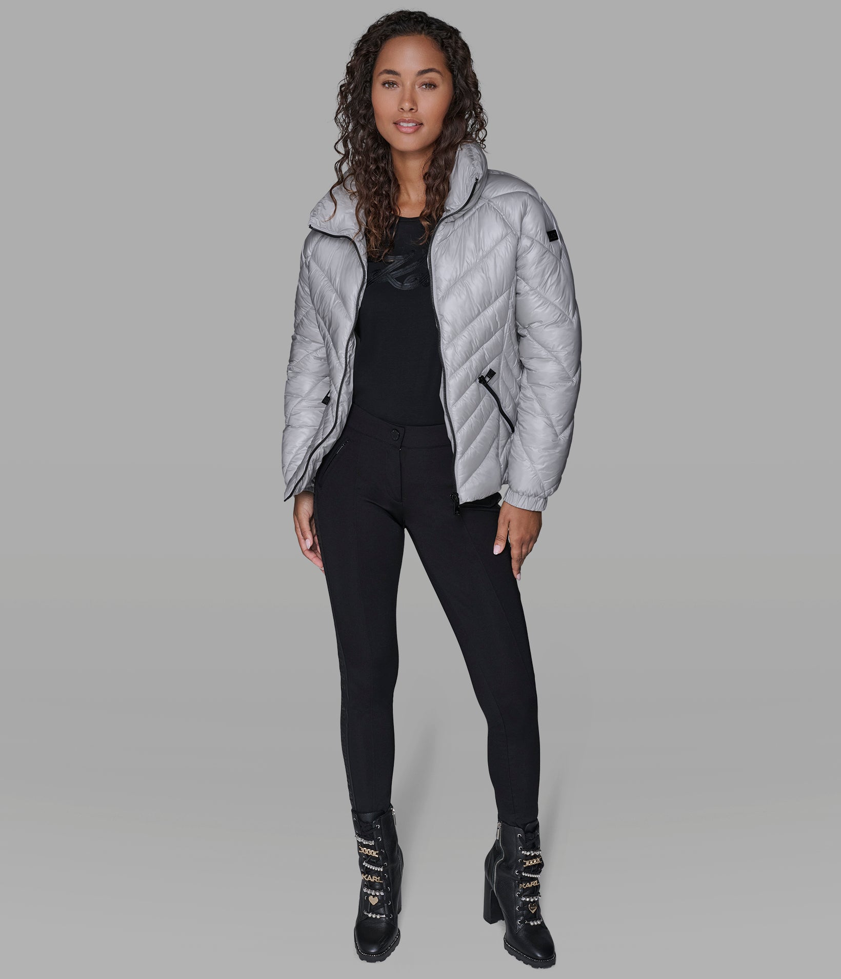 PILLOW COLLAR PUFFER JACKET VIEW 3 | Women's Clothing PILLOW COLLAR PUFFER JACKET VIEW 3 | Women's Clothing