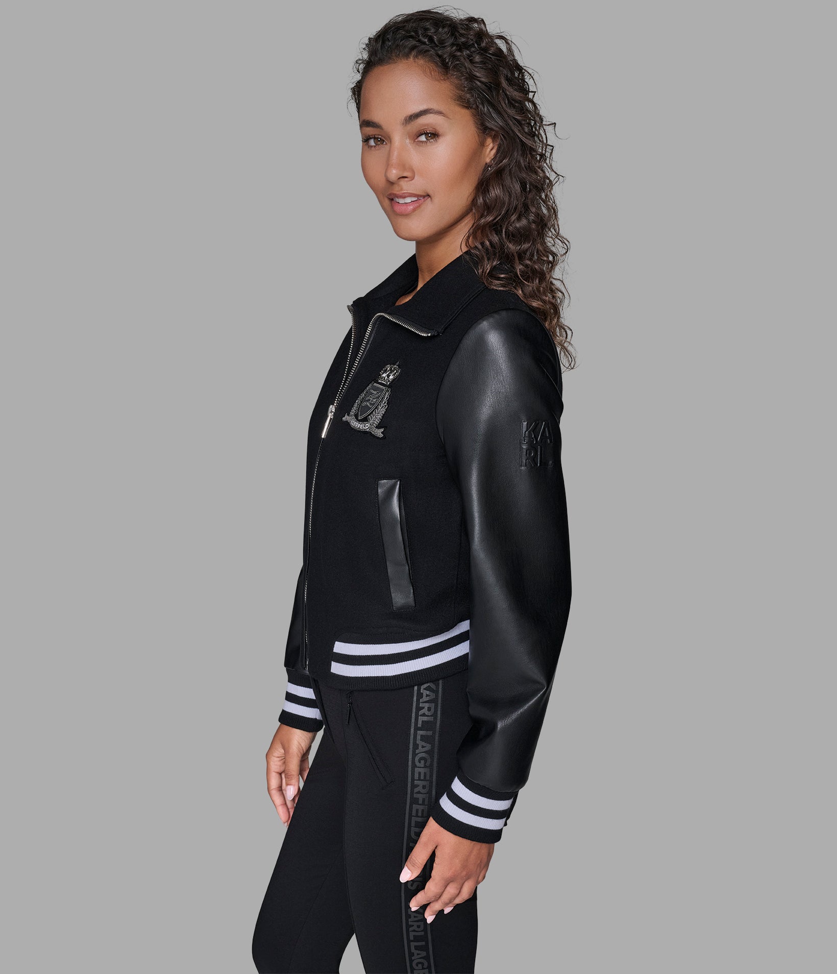 WOOL VARSITY JACKET VIEW 4 | Women's Clothing WOOL VARSITY JACKET VIEW 4 | Women's Clothing