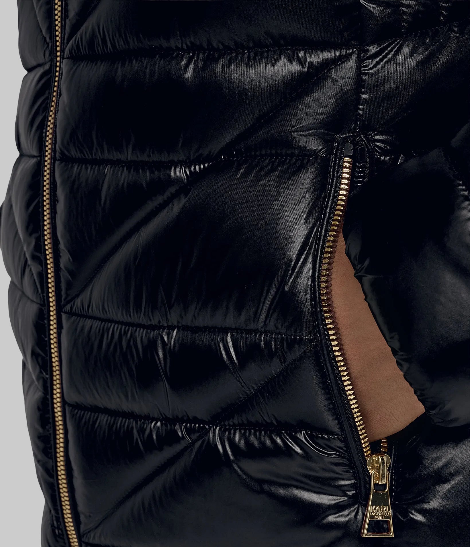 SHORT PUFFER JACKET WITH LOGO VIEW 7 SHORT PUFFER JACKET WITH LOGO VIEW 7