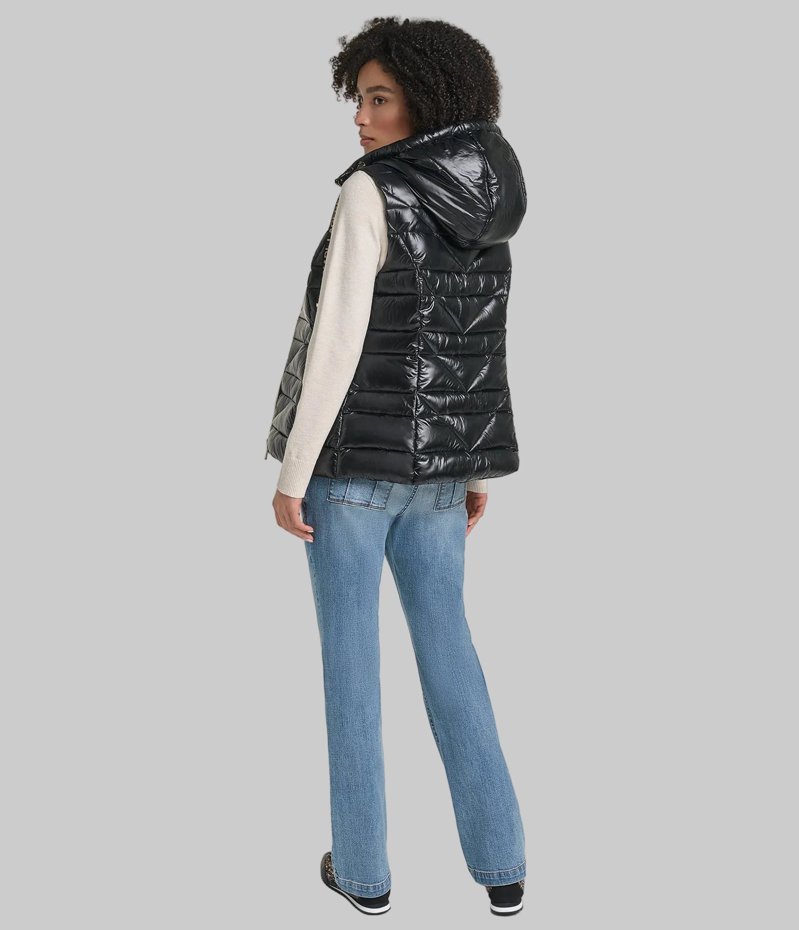 OPP HOODED LOGO PUFFER VEST VIEW 6 OPP HOODED LOGO PUFFER VEST VIEW 6