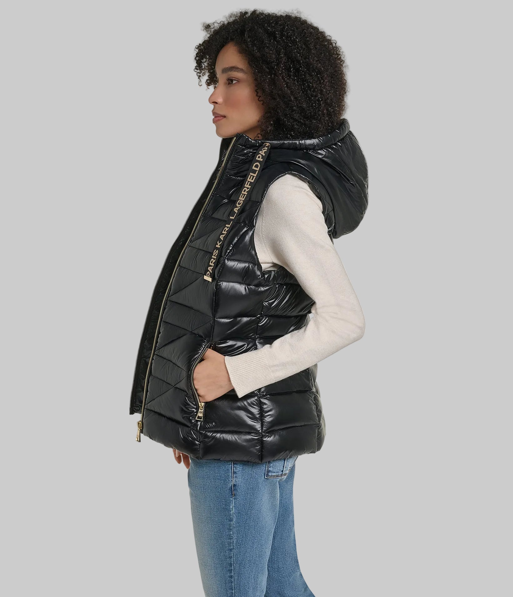 OPP HOODED LOGO PUFFER VEST VIEW 3 OPP HOODED LOGO PUFFER VEST VIEW 3