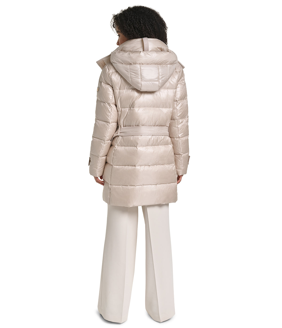 CONTRAST BELTED SHORT PUFFER VIEW 6 CONTRAST BELTED SHORT PUFFER VIEW 6