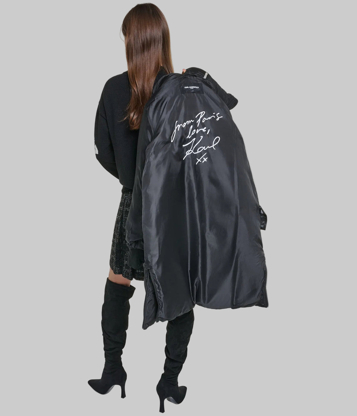 HOODED KARL MAXI PUFFER VIEW 6 HOODED KARL MAXI PUFFER VIEW 6