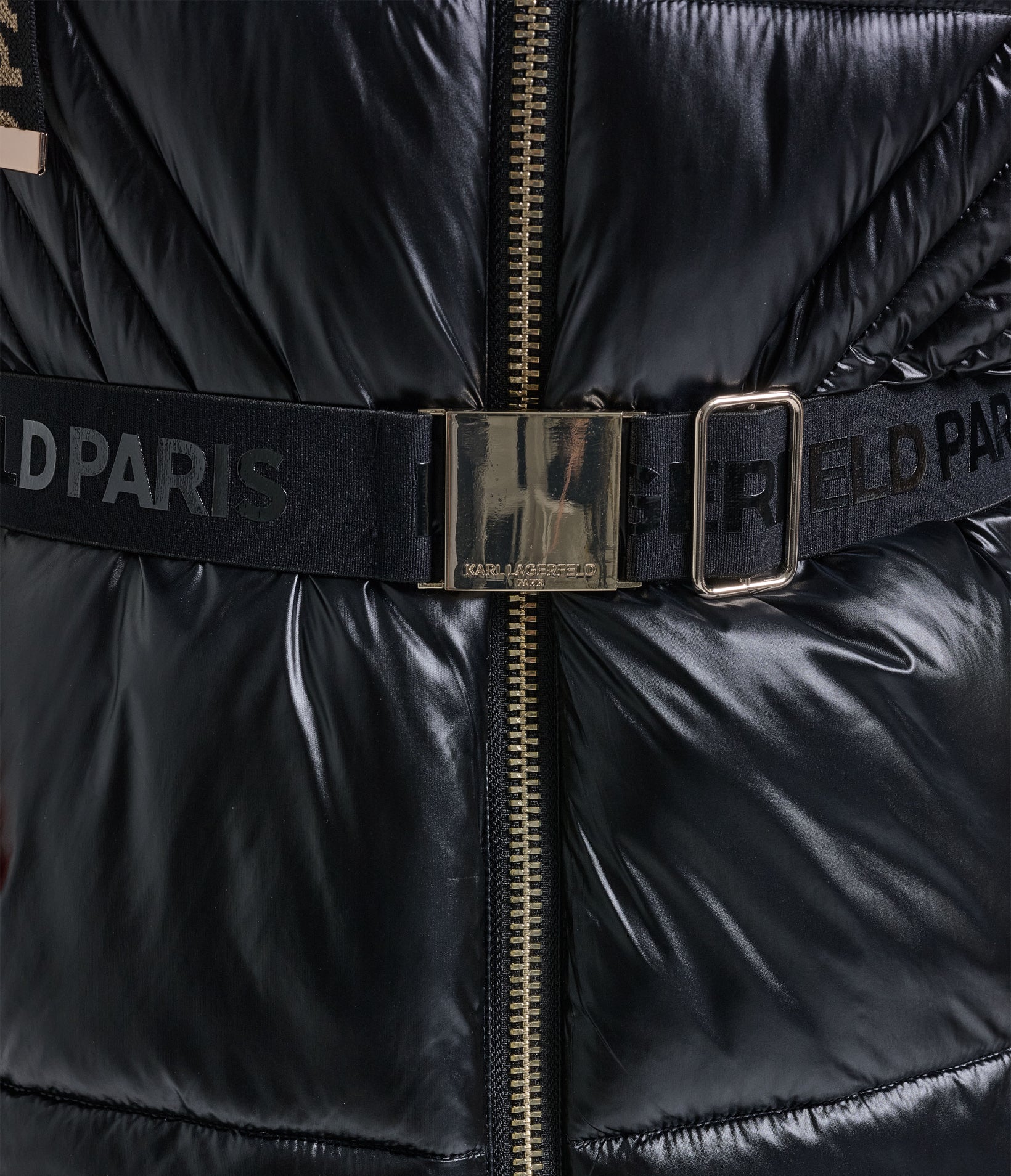 SHORT BELTED PUFFER JACKET VIEW 8 SHORT BELTED PUFFER JACKET VIEW 8