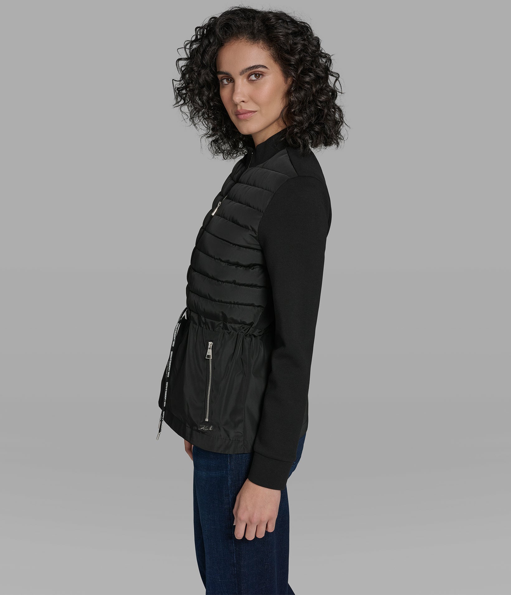 MIXED MEDIA QUILTED JACKET VIEW 6 | Jackets & Coats MIXED MEDIA QUILTED JACKET VIEW 6 | Jackets & Coats