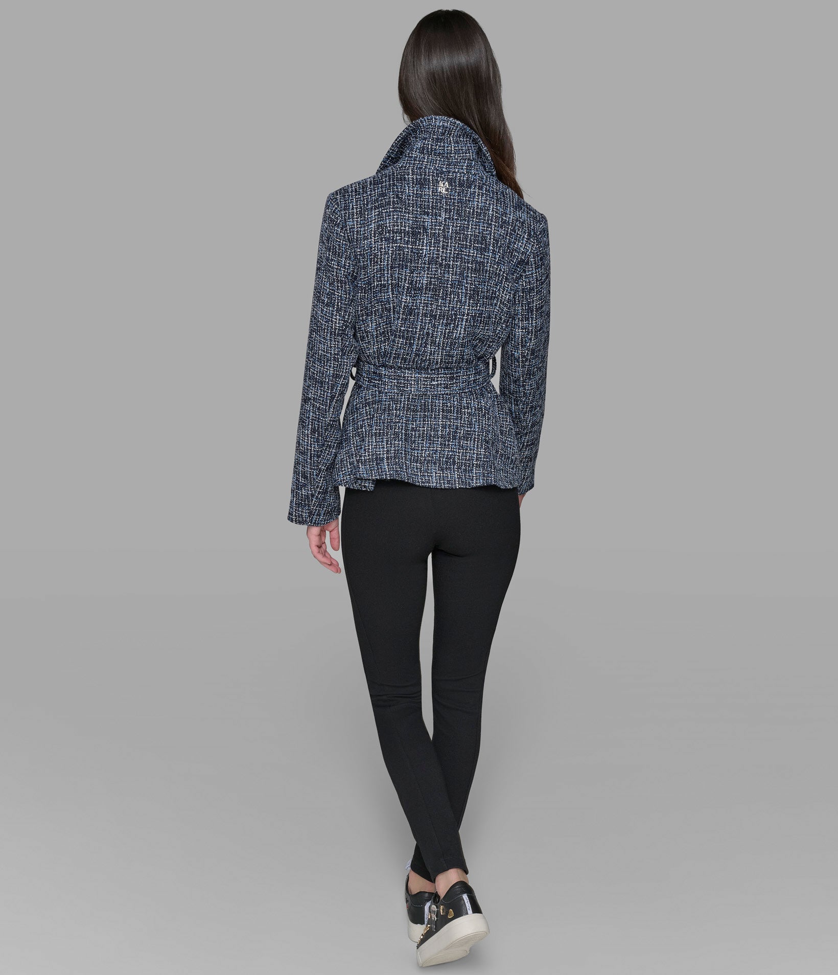 BELTED TWEED MOTO JACKET View 2 | Women's Clothing Sale BELTED TWEED MOTO JACKET View 2 | Women's Clothing Sale