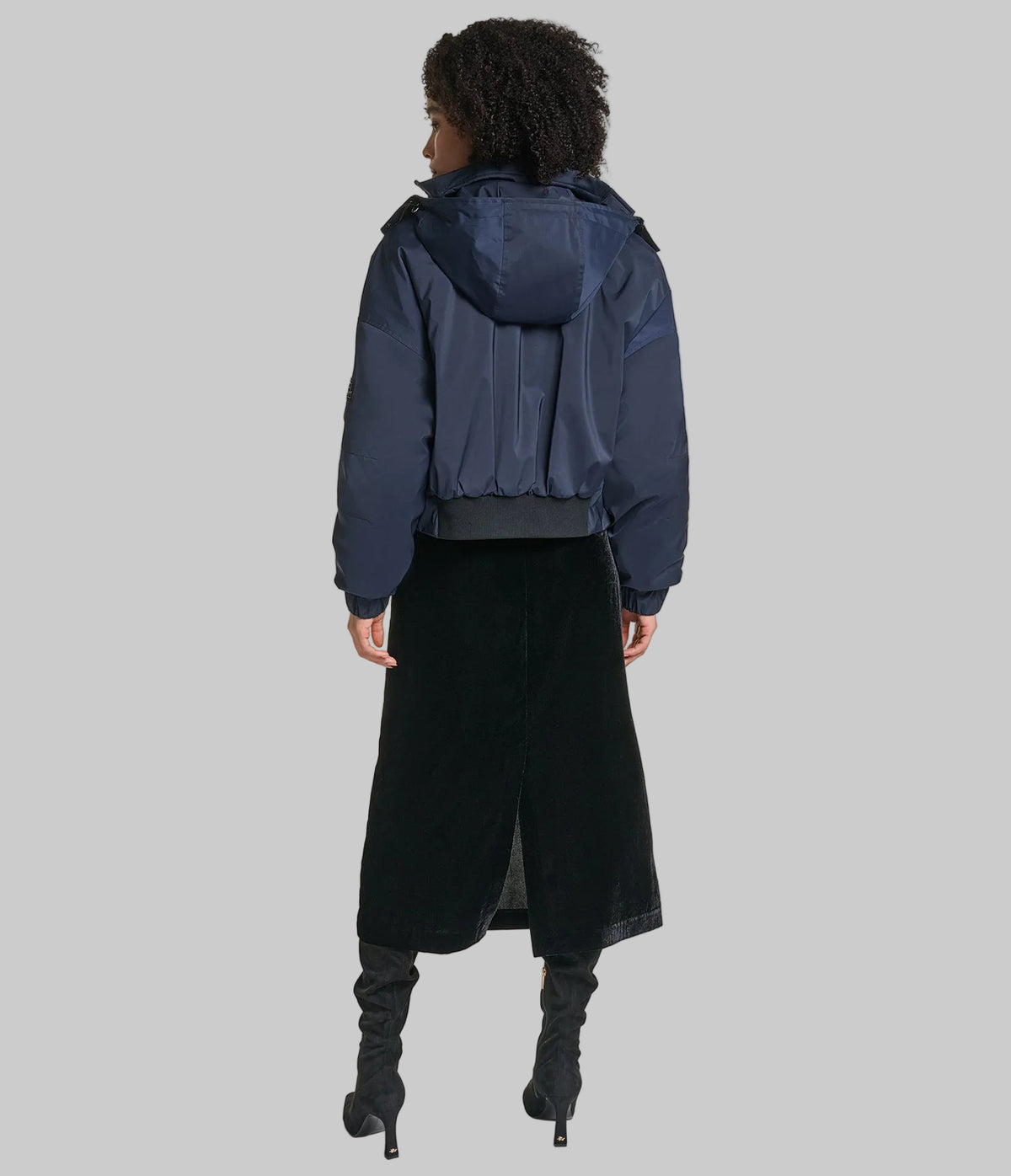 CROPPED HOODED BOMBER VIEW 7 | Jackets & Coats CROPPED HOODED BOMBER VIEW 7 | Jackets & Coats