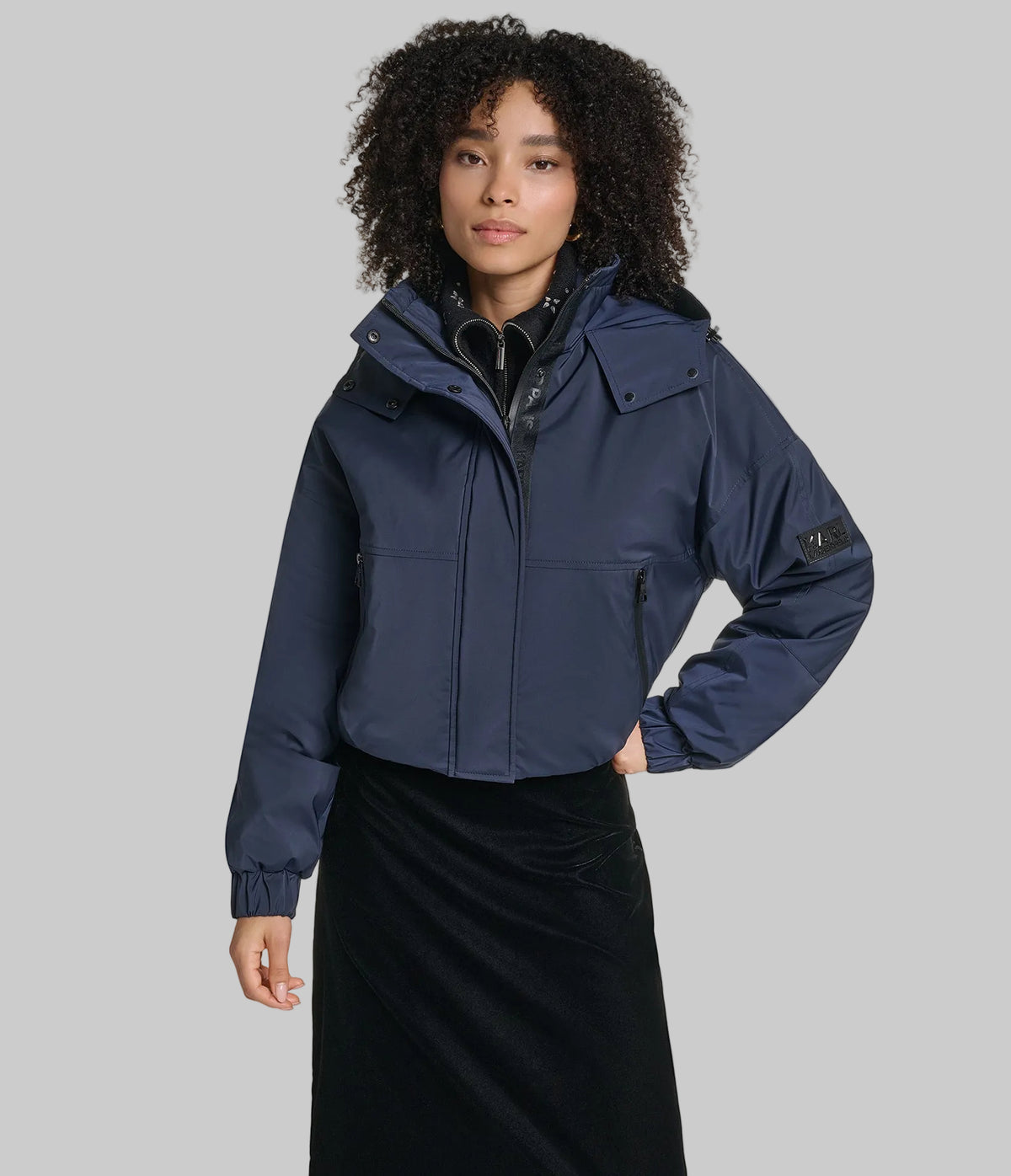 CROPPED HOODED BOMBER View 1 | Jackets & Coats CROPPED HOODED BOMBER View 1 | Jackets & Coats