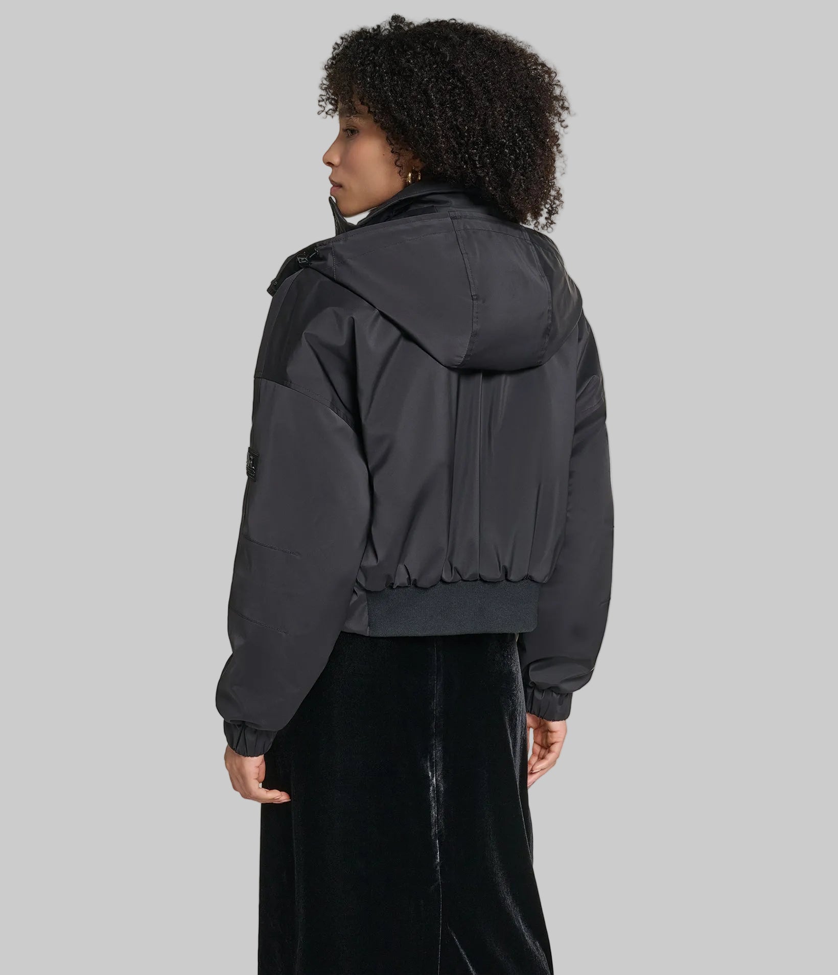 CROPPED LOGO BOMBER VIEW 3 | New Women's Clothing CROPPED LOGO BOMBER VIEW 3 | New Women's Clothing