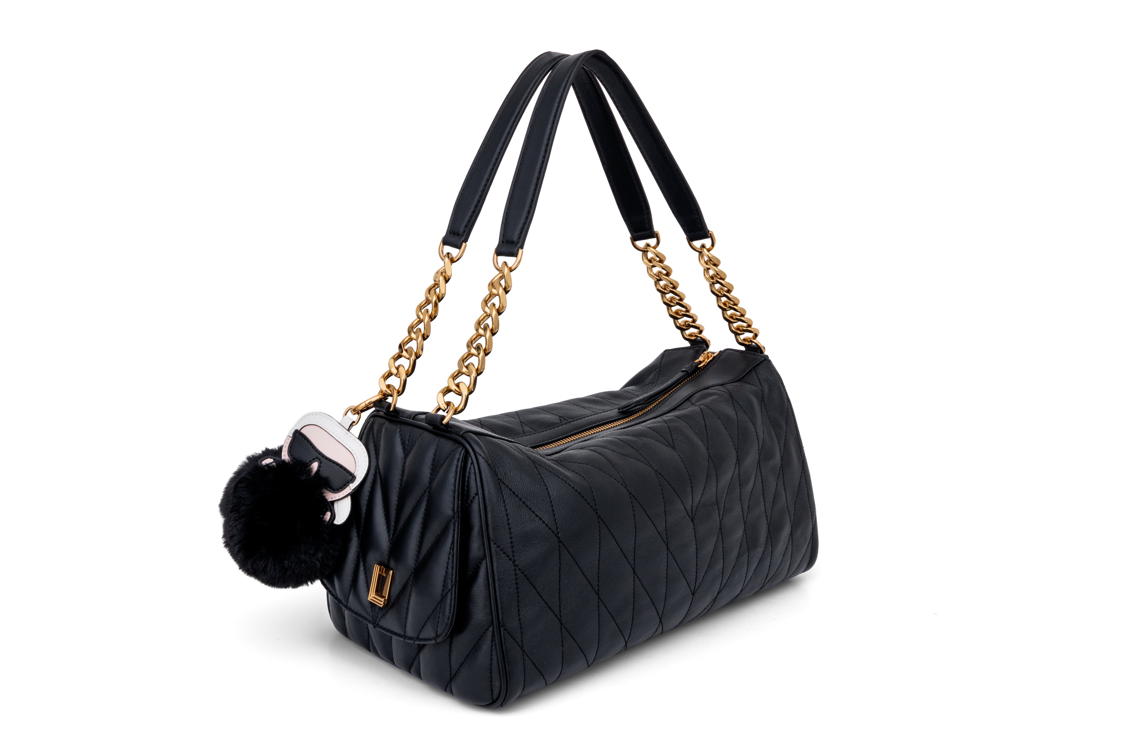 LAFAYETTE SATCHEL WITH KARL PUFF CHARM View 2 | Women's Bags LAFAYETTE SATCHEL WITH KARL PUFF CHARM View 2 | Women's Bags