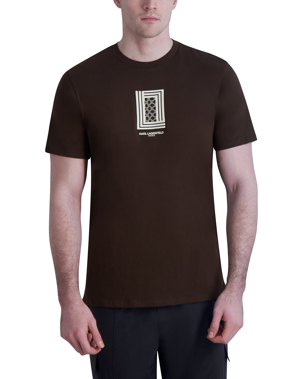 RUBBERIZED LOGO T-SHIRT | Karl Lagerfeld Paris