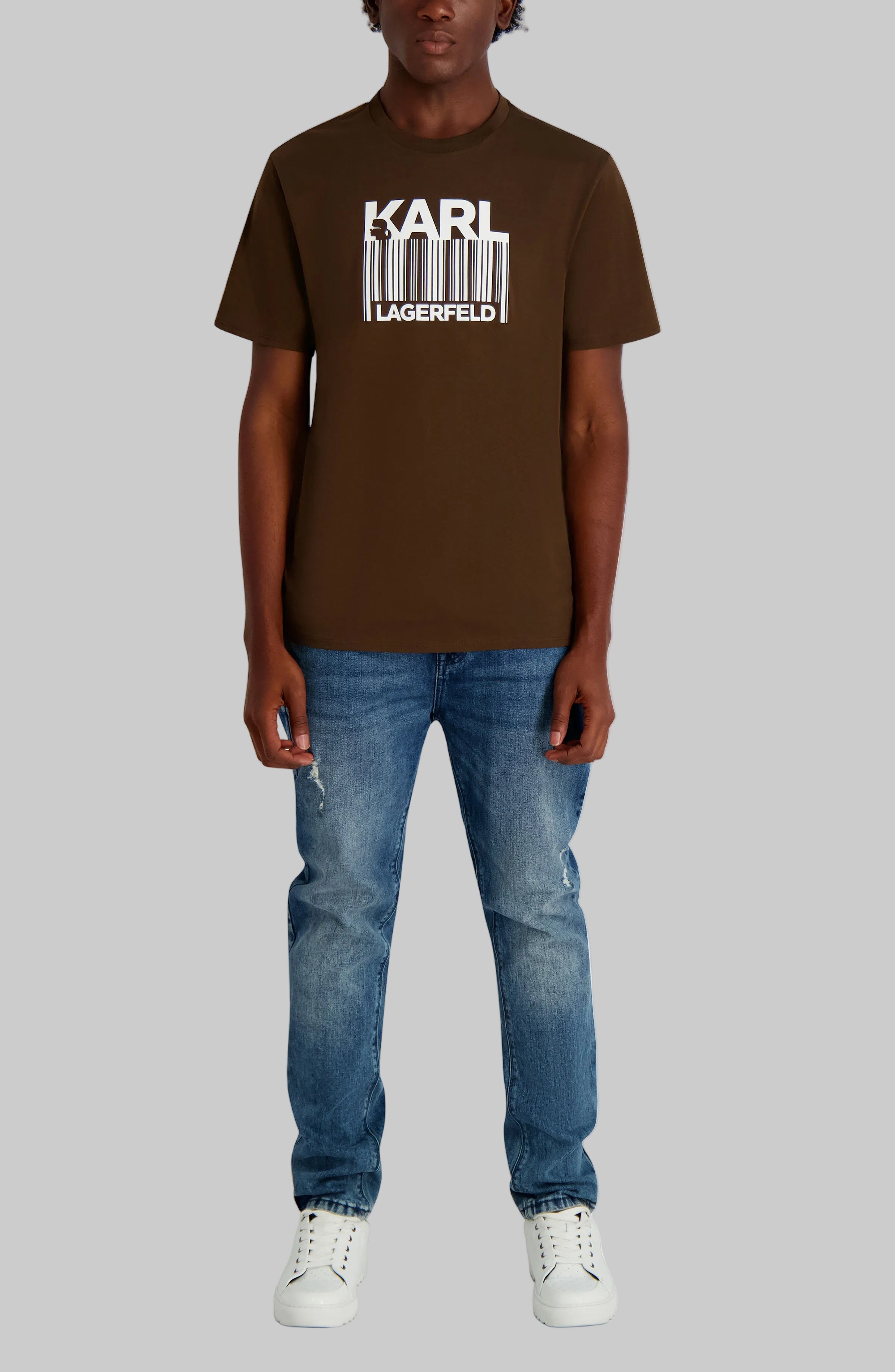 KARL BARCODE TSHIRT VIEW 4 | Men's Tees & Polos KARL BARCODE TSHIRT VIEW 4 | Men's Tees & Polos