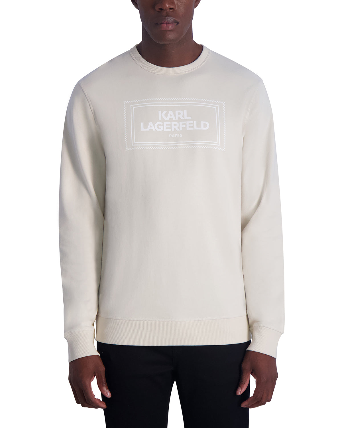 FRENCH TERRY SWEATSHIRT WITH SQUARE LOGO