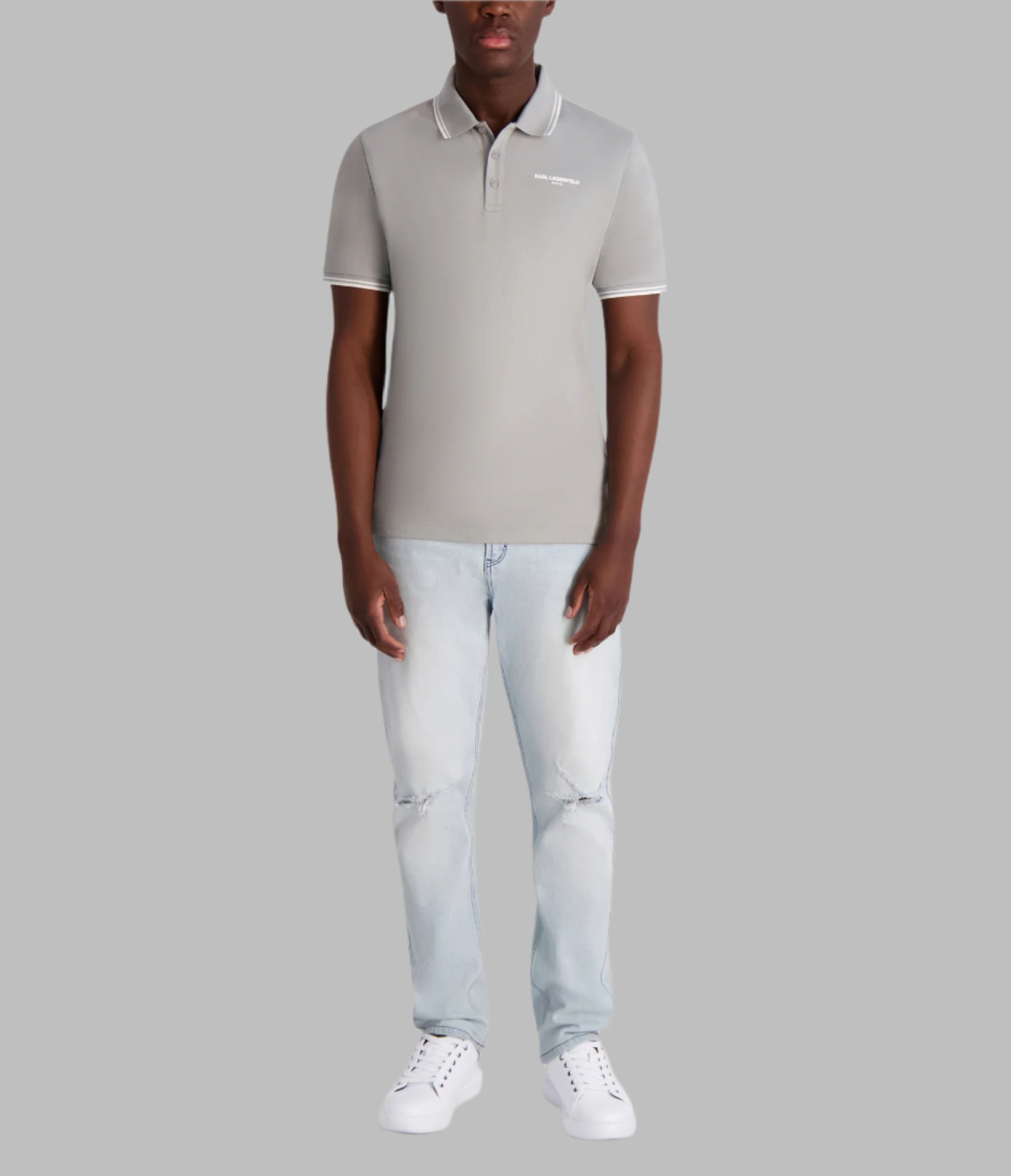 CORE POLO WITH KL LOGO VIEW 4 | Men's Tees & Polos CORE POLO WITH KL LOGO VIEW 4 | Men's Tees & Polos