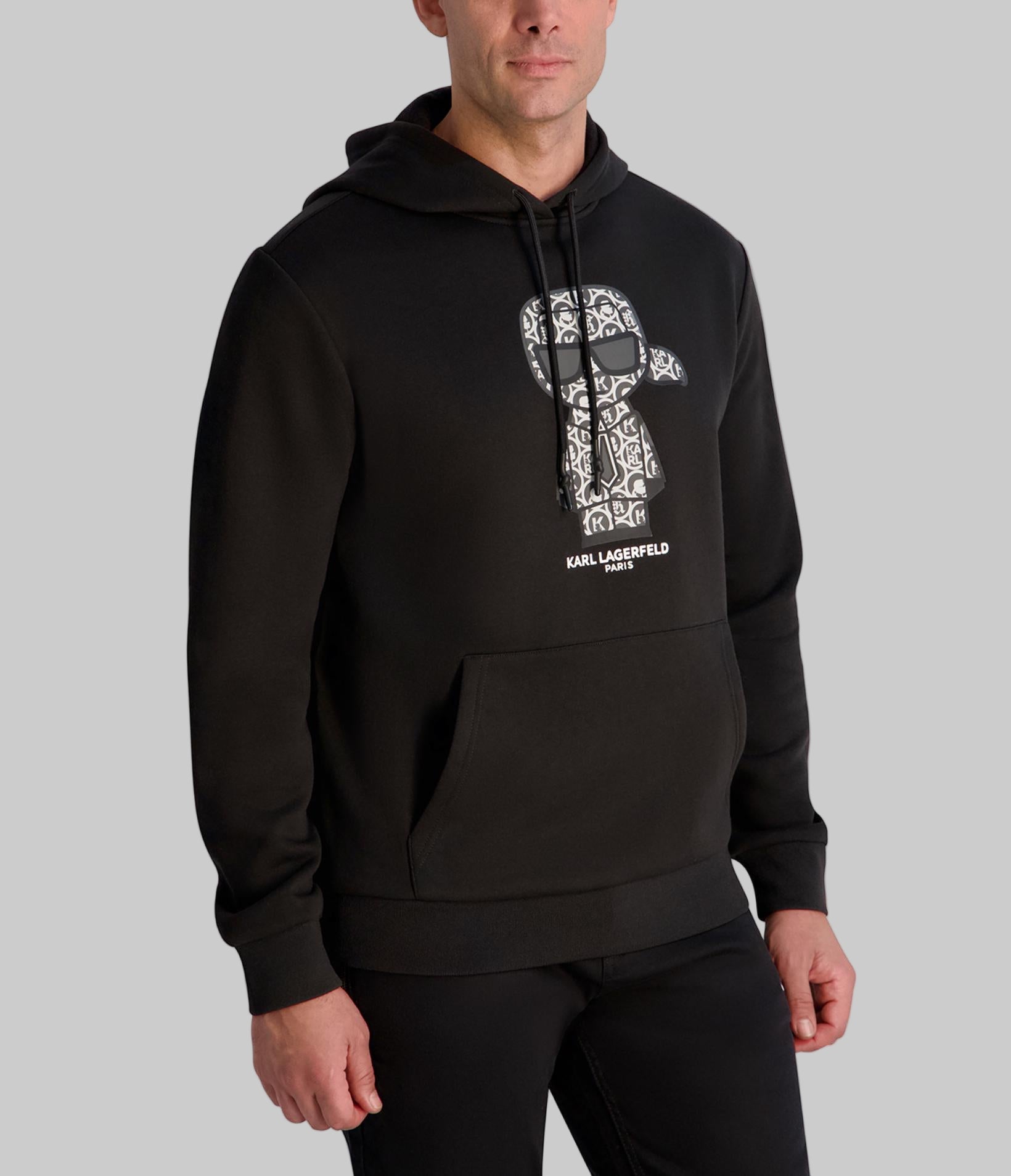 MONOGRAM KARL FLEECE HOODIE VIEW 3 | Men's Sale MONOGRAM KARL FLEECE HOODIE VIEW 3 | Men's Sale