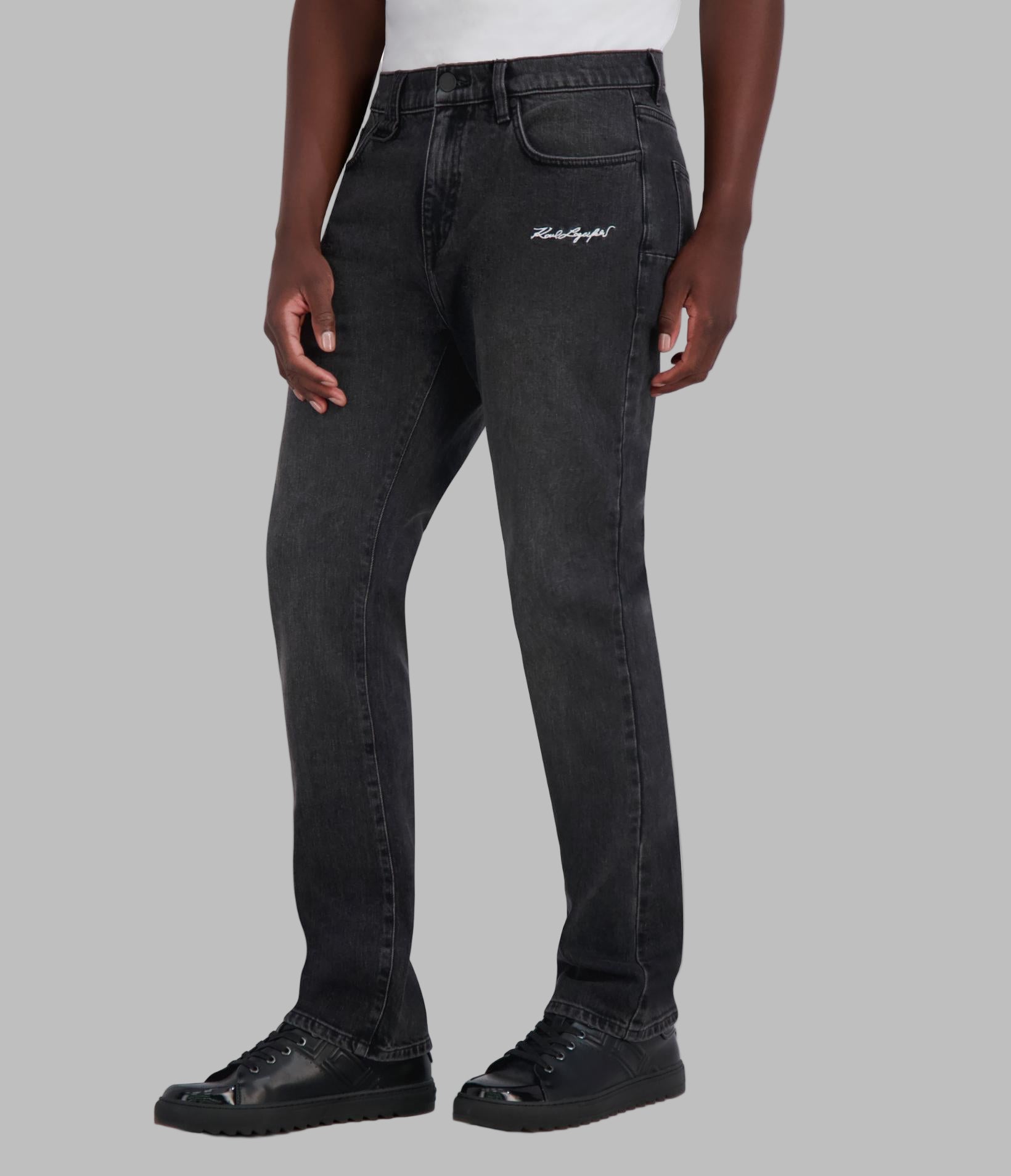 MID-RISE LOGO-EMBROIDERED BOOTCUT JEAN VIEW 3 MID-RISE LOGO-EMBROIDERED BOOTCUT JEAN VIEW 3