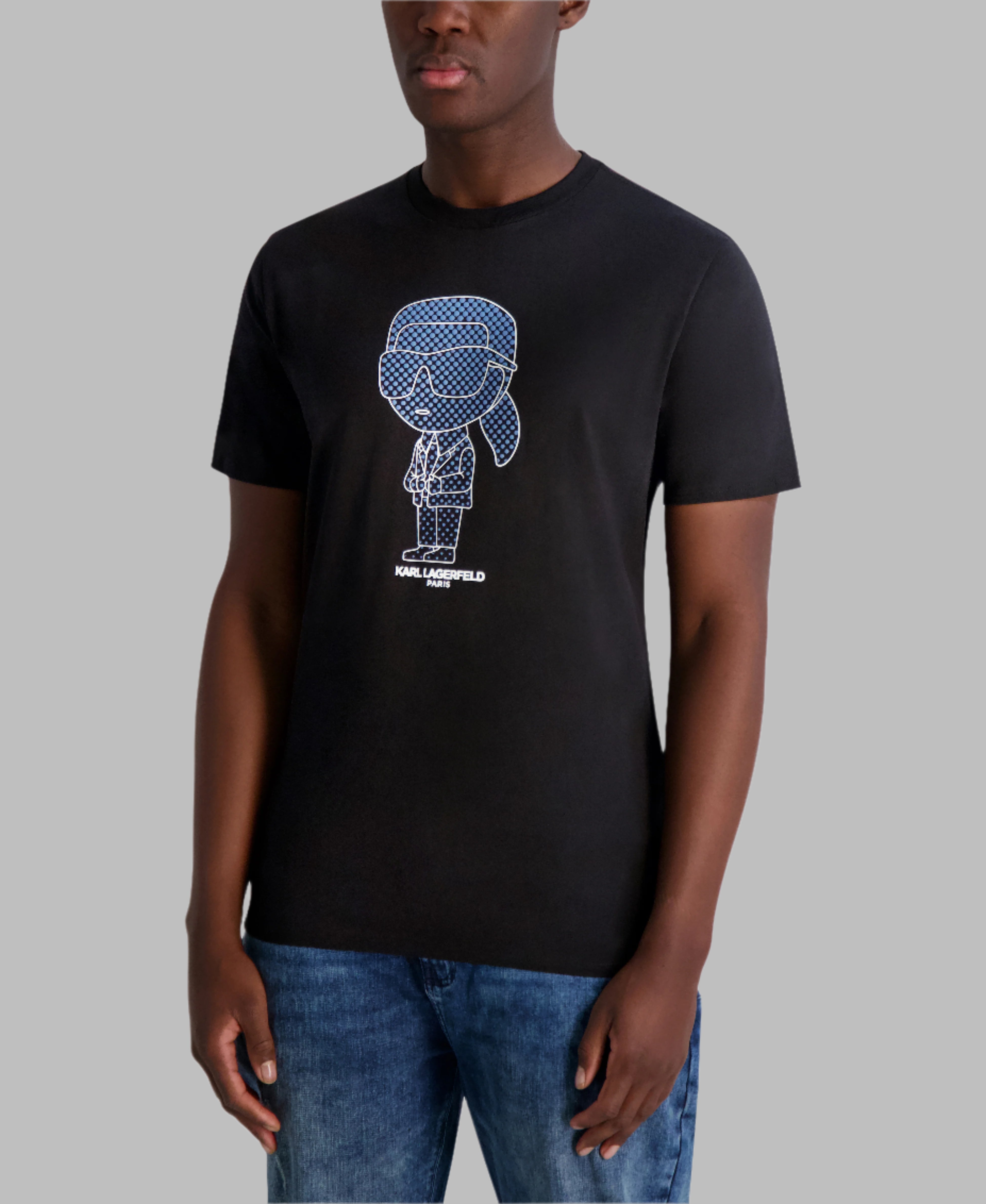 RUBBERIZED KARL LOGO T-SHIRT VIEW 3 RUBBERIZED KARL LOGO T-SHIRT VIEW 3