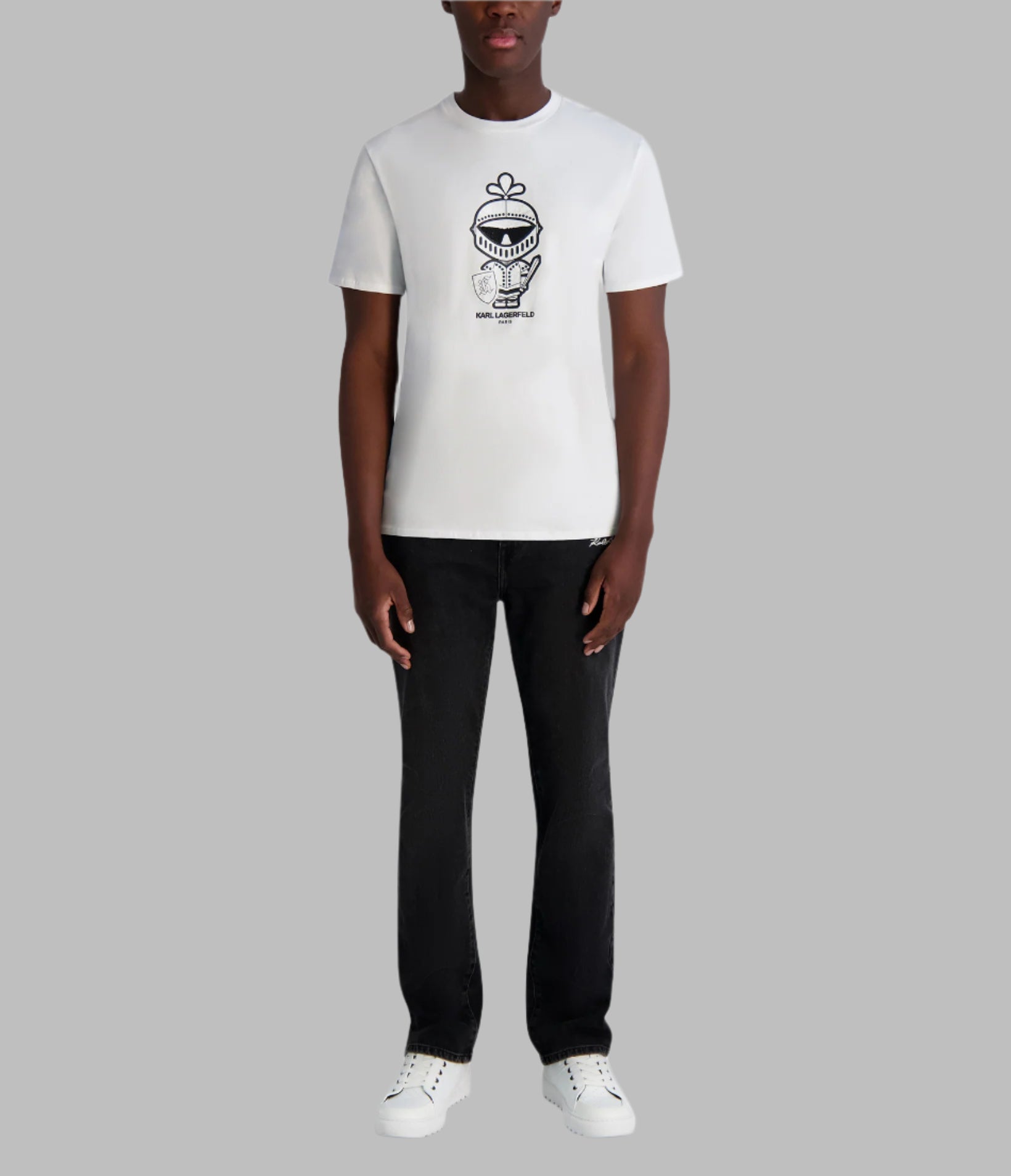 TEXTURED KARL ARMOUR TEE VIEW 4 | Men's Sale TEXTURED KARL ARMOUR TEE VIEW 4 | Men's Sale