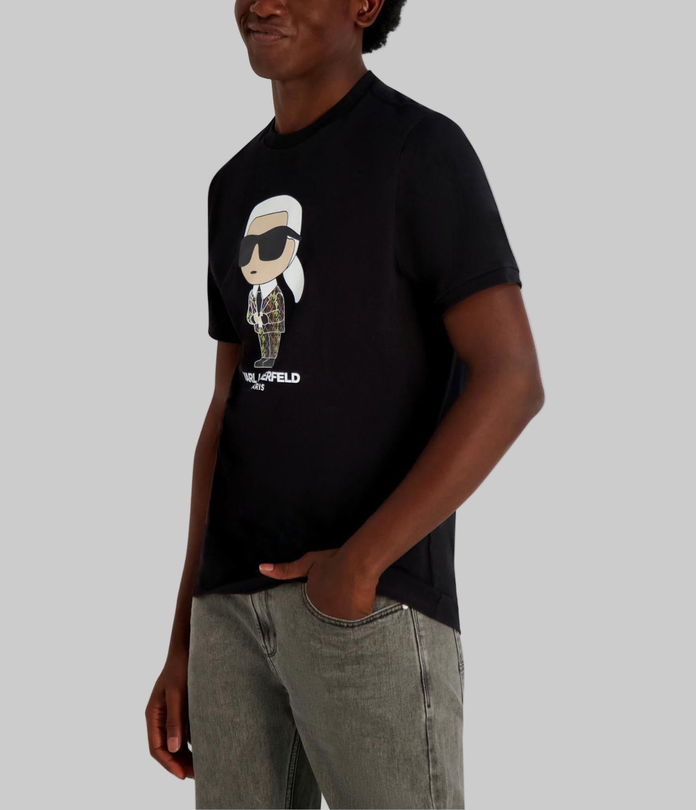 KARL WITH CAMO SUIT TEE VIEW 3 | Men's Tees & Polos KARL WITH CAMO SUIT TEE VIEW 3 | Men's Tees & Polos