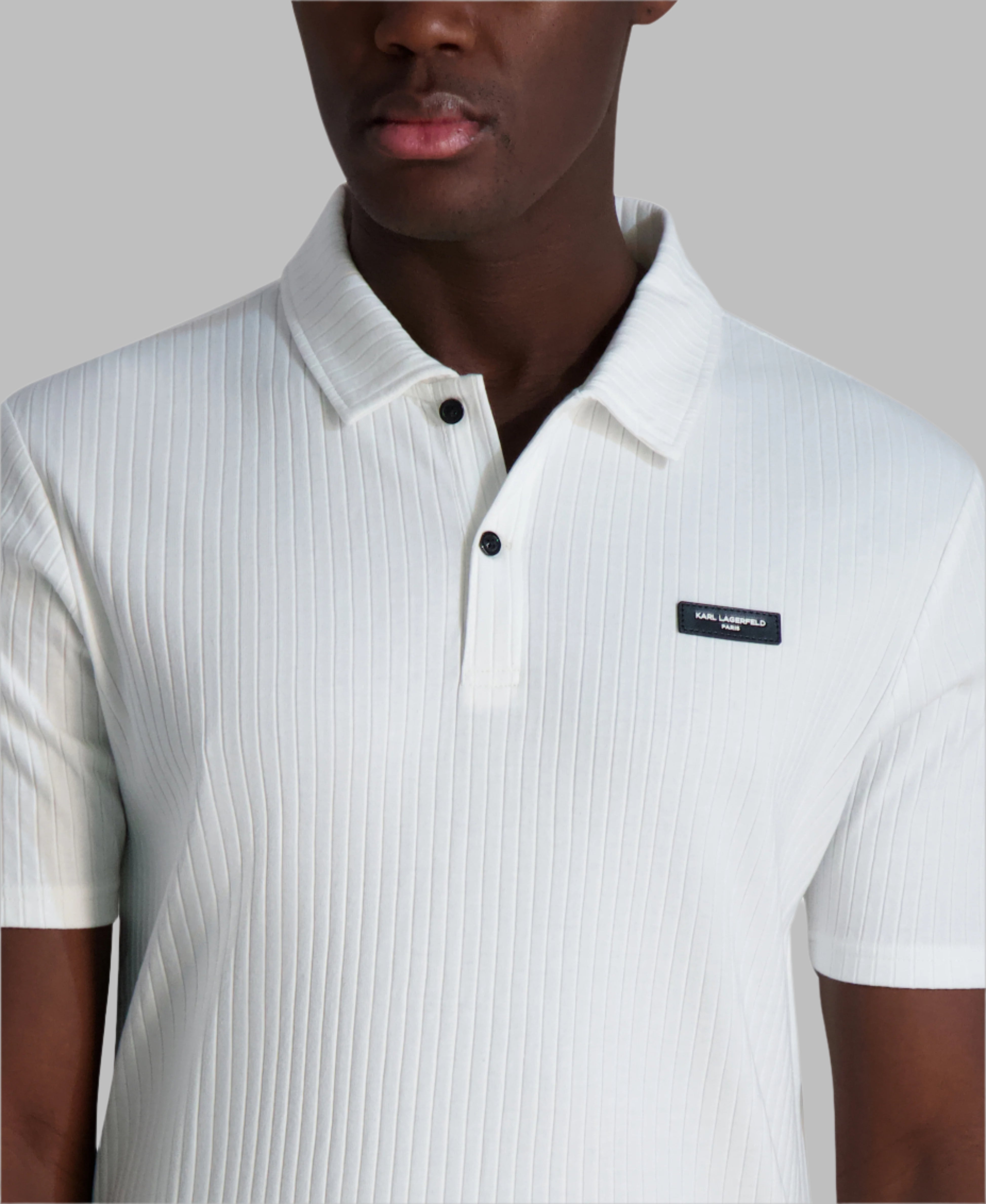 RIBBED DROP NEEDLE POLO SHIRT VIEW 5 | Men's Tees & Polos RIBBED DROP NEEDLE POLO SHIRT VIEW 5 | Men's Tees & Polos