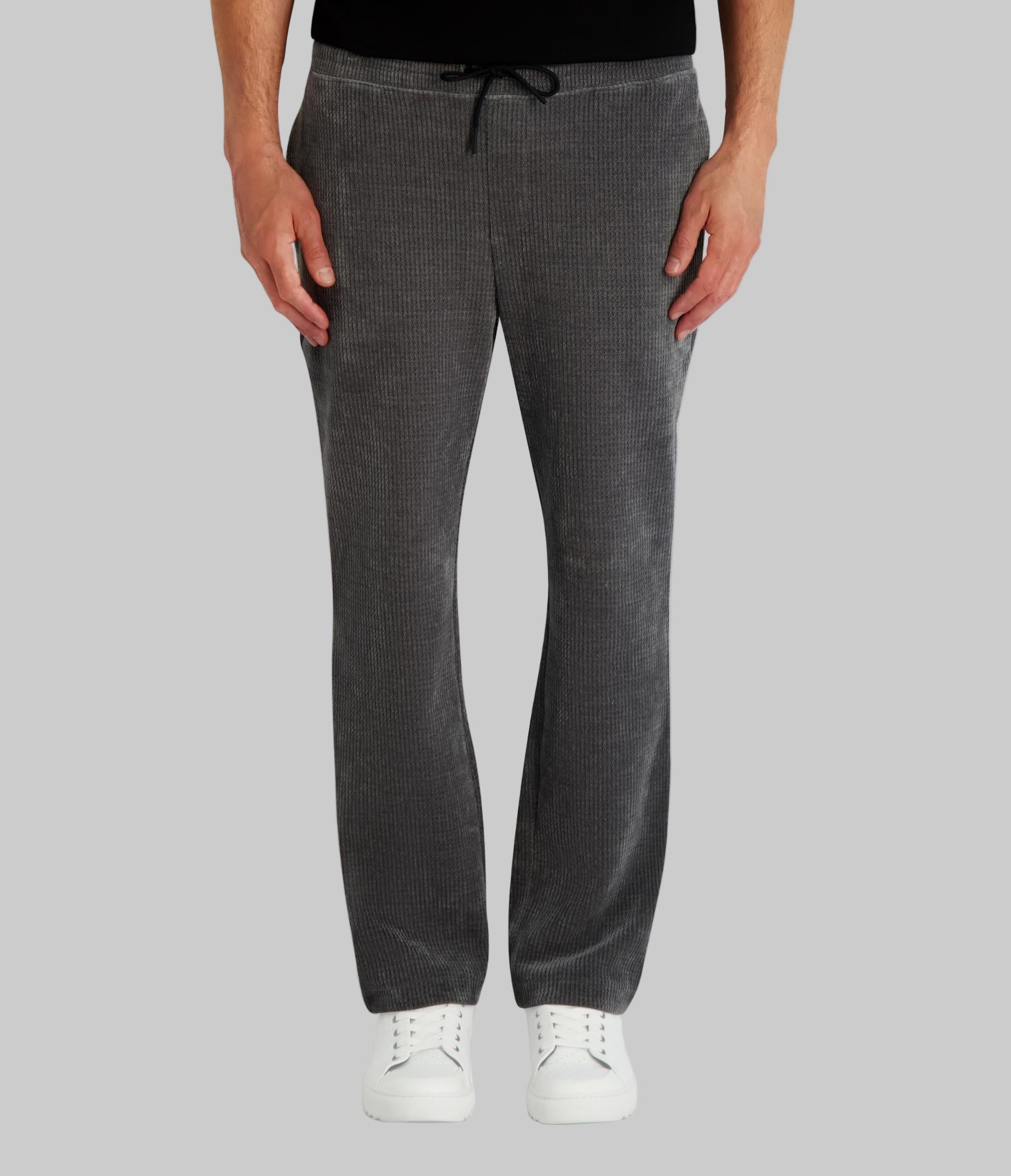 MID-RISE FAUX KNIT CORD JOGGER View 1 | Products MID-RISE FAUX KNIT CORD JOGGER View 1 | Products