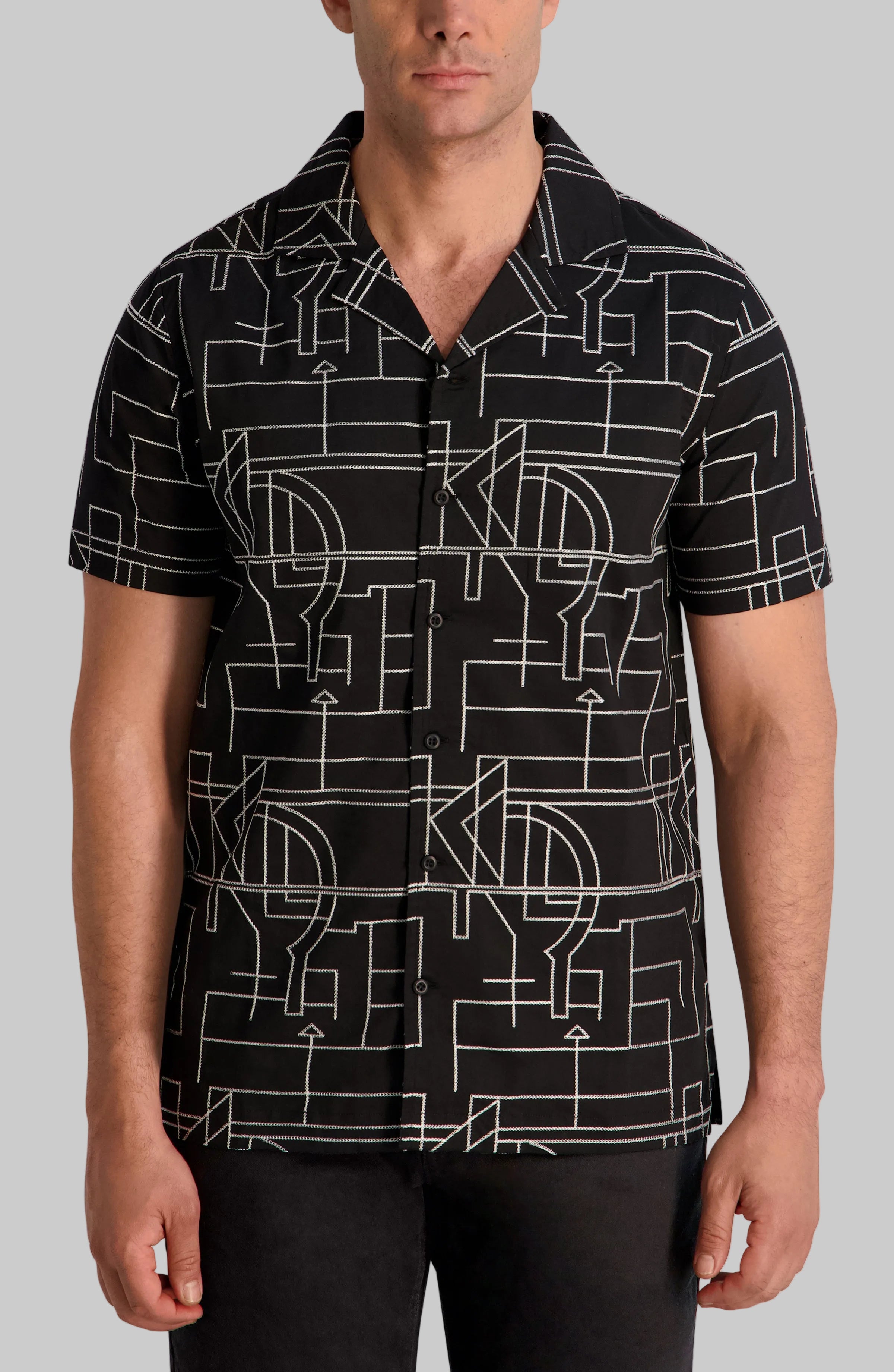 SHORT SLEEVE CAMP SHIRT VIEW 1 SHORT SLEEVE CAMP SHIRT VIEW 1