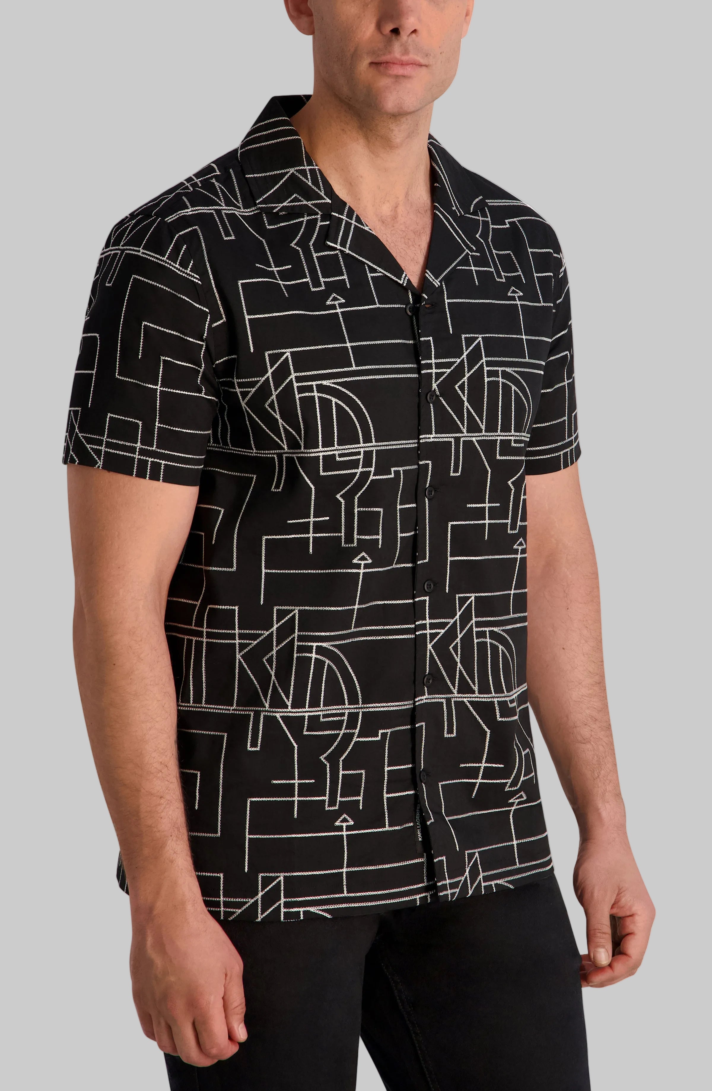 SHORT SLEEVE CAMP SHIRT VIEW 3 SHORT SLEEVE CAMP SHIRT VIEW 3