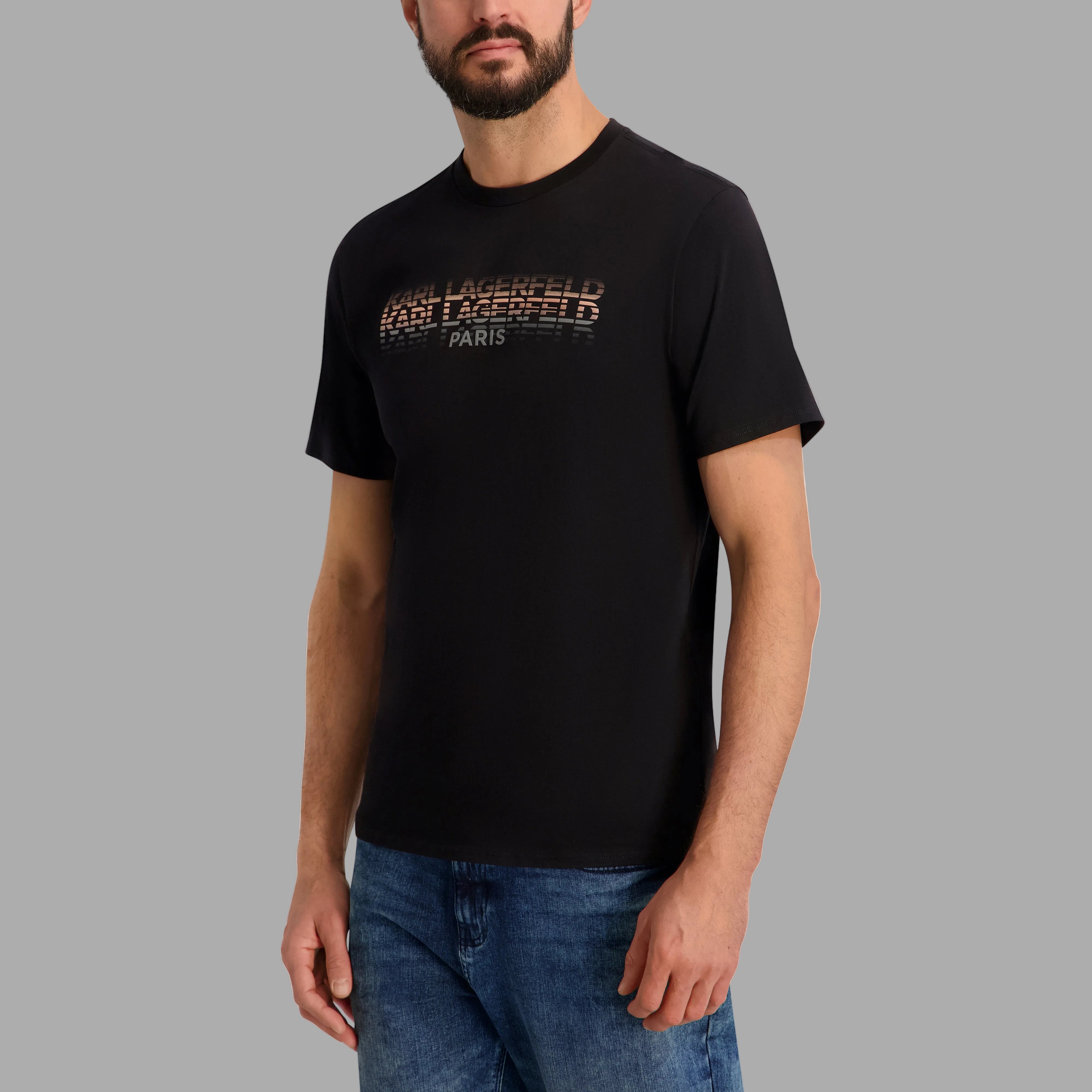 OMBRE KARL LOGO TEE View 2 | Men's Clothing OMBRE KARL LOGO TEE View 2 | Men's Clothing