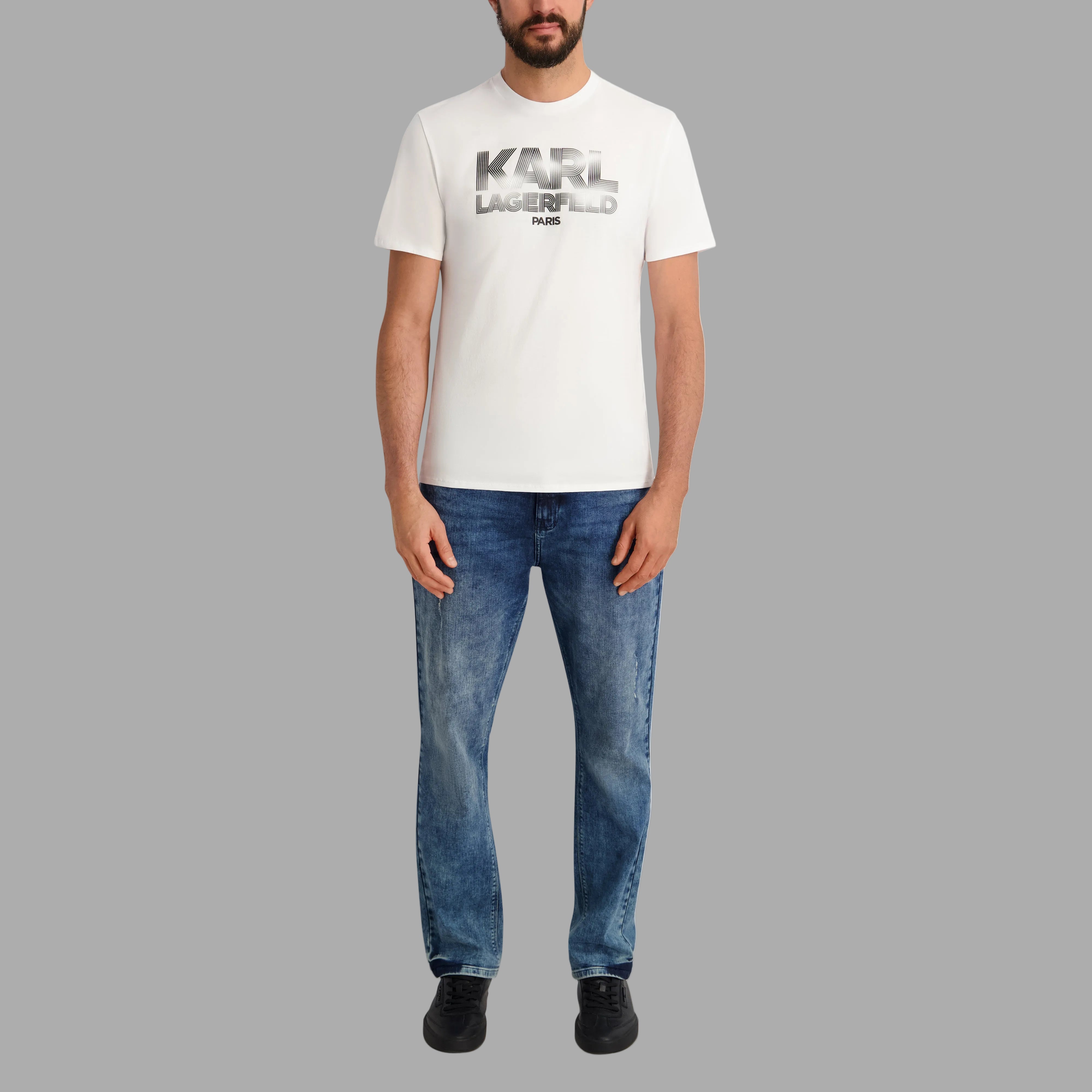 RUBBERIZED LARGE KARL LOGO GRAPHIC TEE VIEW 4 | Men's Clothing RUBBERIZED LARGE KARL LOGO GRAPHIC TEE VIEW 4 | Men's Clothing