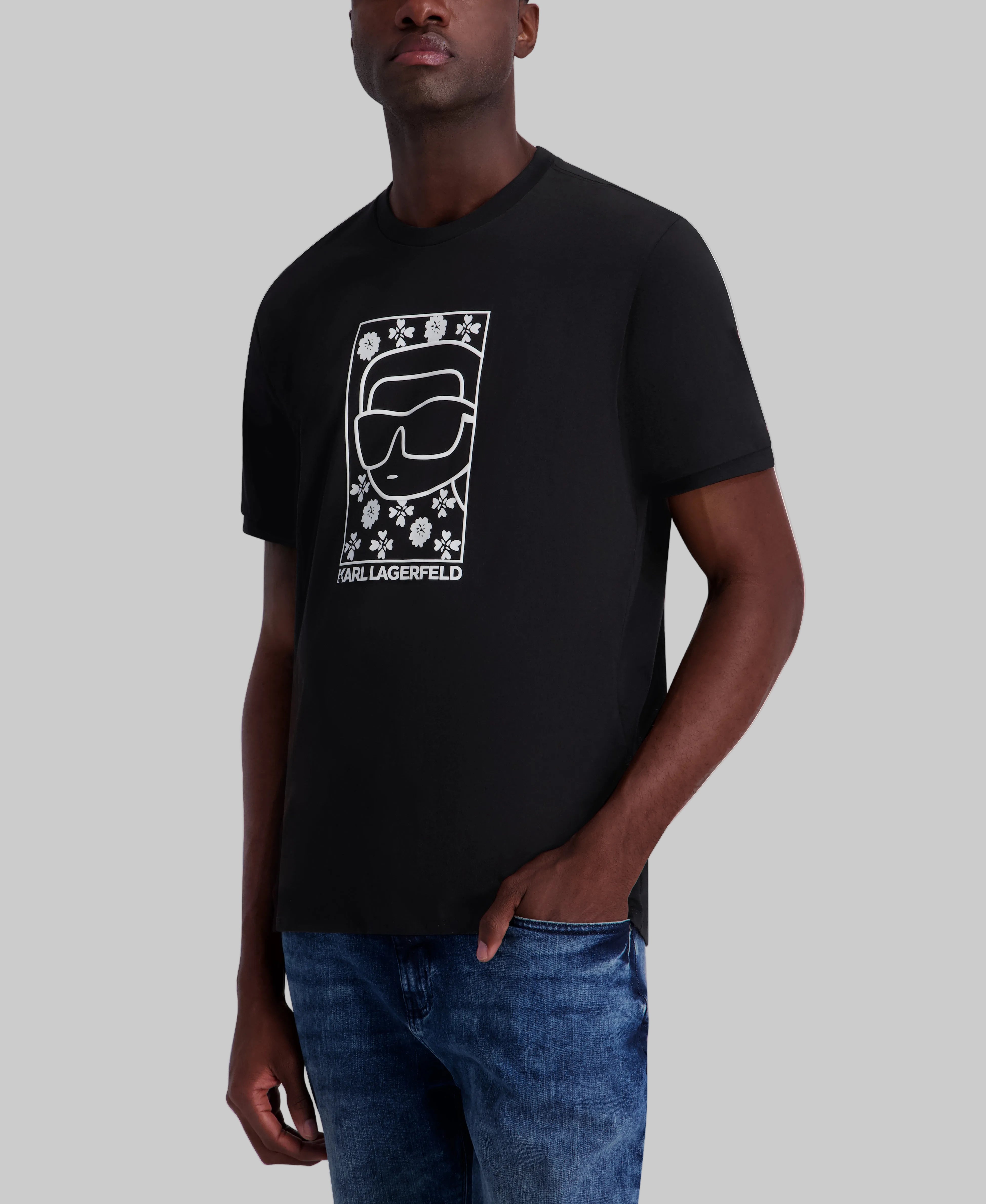KARL FLOWER TEE VIEW 3 KARL FLOWER TEE VIEW 3
