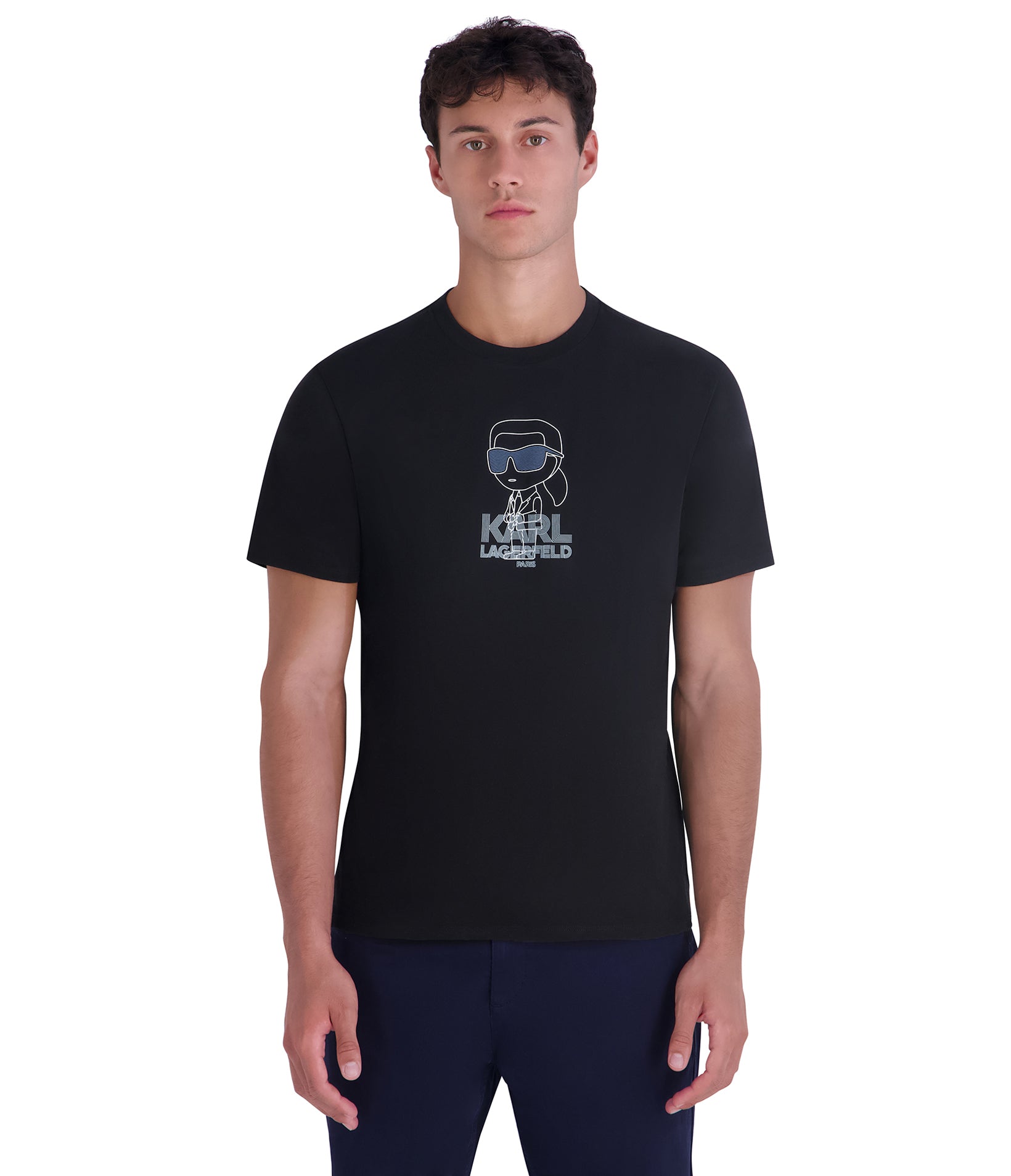 LARGE KARL IN STRIPED SUIT TEE View 1 | Products LARGE KARL IN STRIPED SUIT TEE View 1 | Products