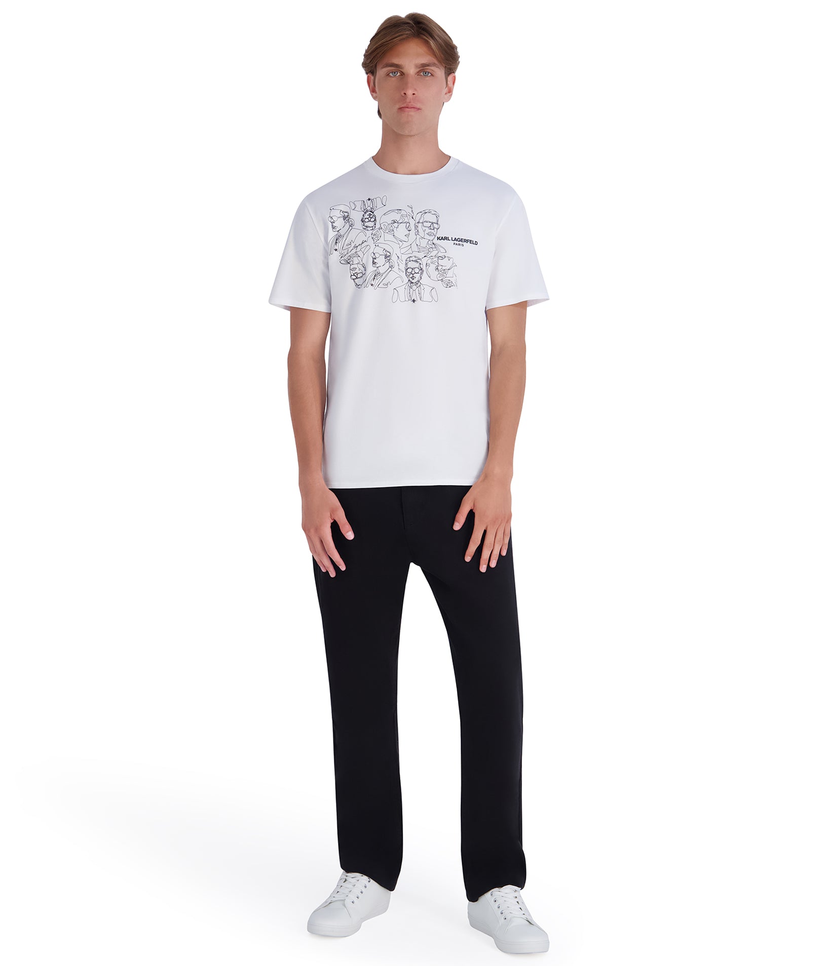 KARL SKETCH OUTLINE TEE VIEW 4 | Men's Clothing KARL SKETCH OUTLINE TEE VIEW 4 | Men's Clothing