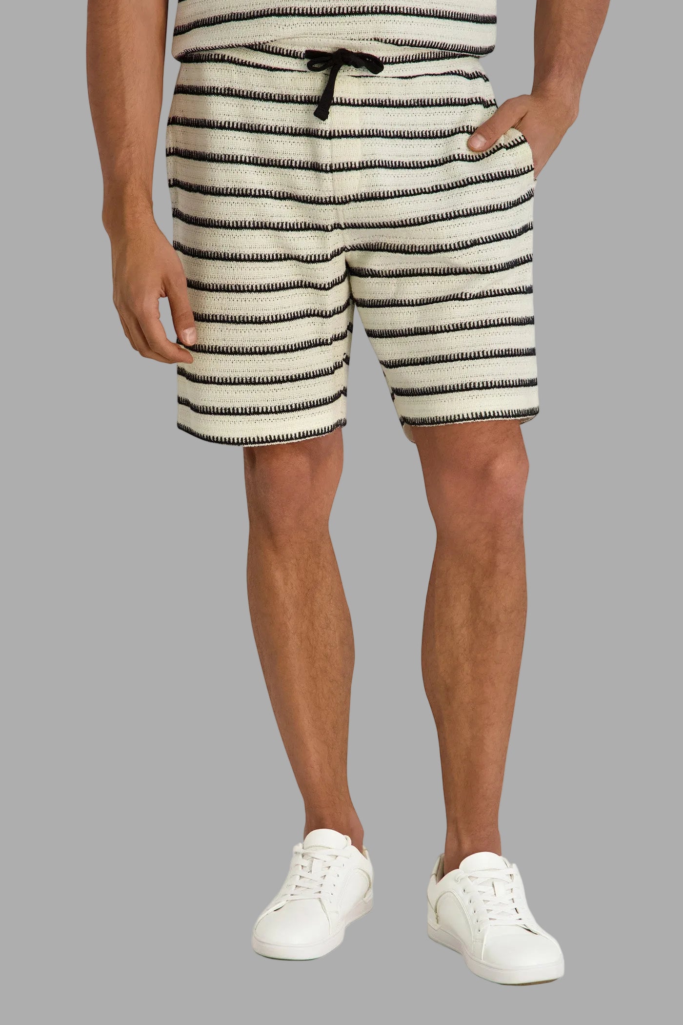 TEXTURED STRIPE KNIT SHORT View 2 | Men's Clothing TEXTURED STRIPE KNIT SHORT View 2 | Men's Clothing