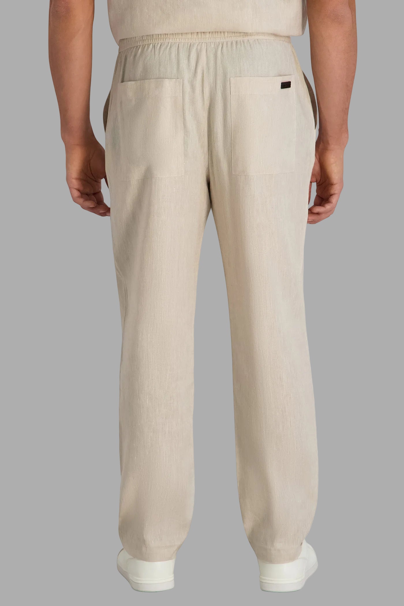 LINEN COTTON DRAWSTRING PANT VIEW 3 | Men's Clothing LINEN COTTON DRAWSTRING PANT VIEW 3 | Men's Clothing