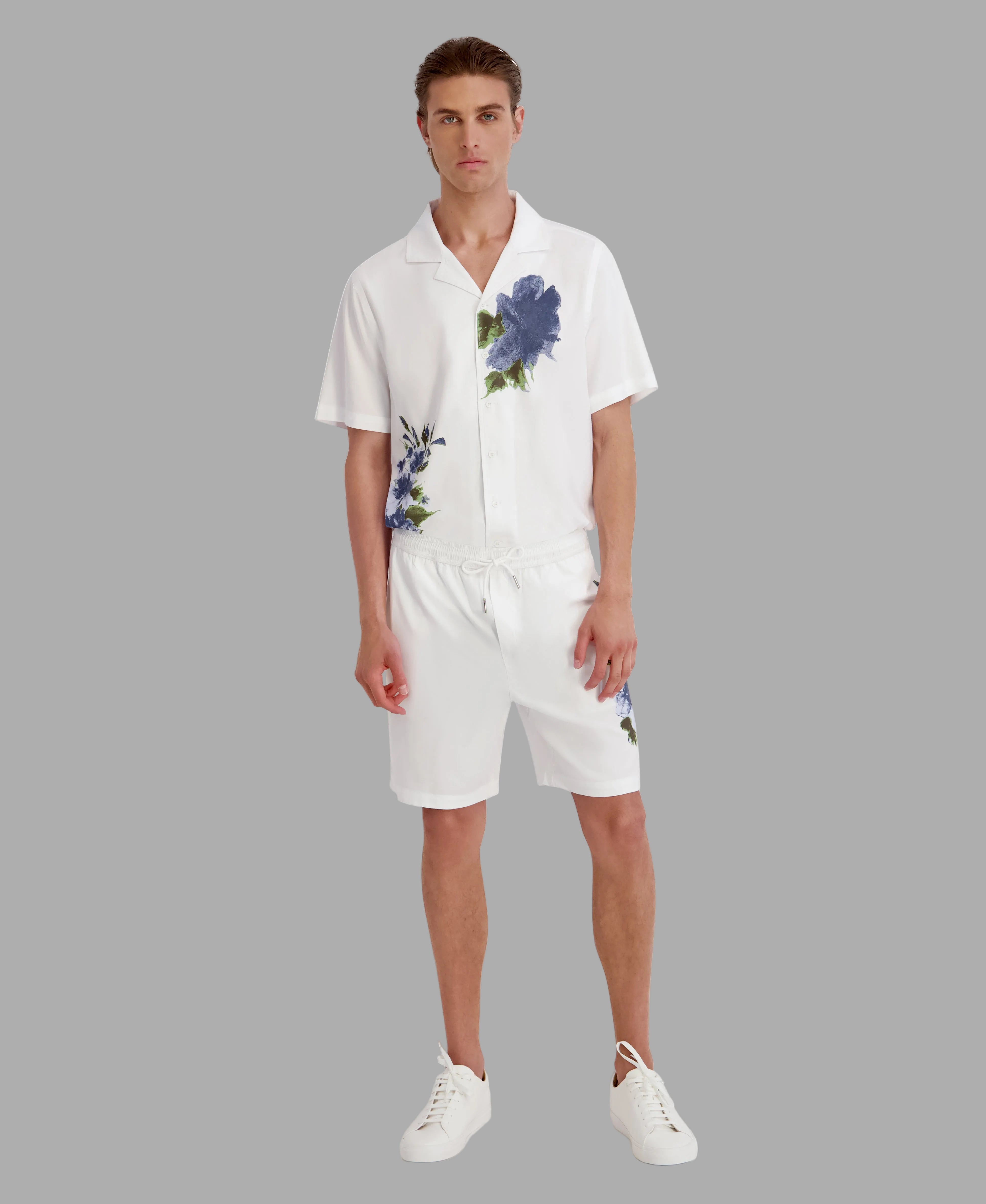 OVERSIZED FLORAL DRAWSTRING SHORT VIEW 4 | Men's Clothing OVERSIZED FLORAL DRAWSTRING SHORT VIEW 4 | Men's Clothing