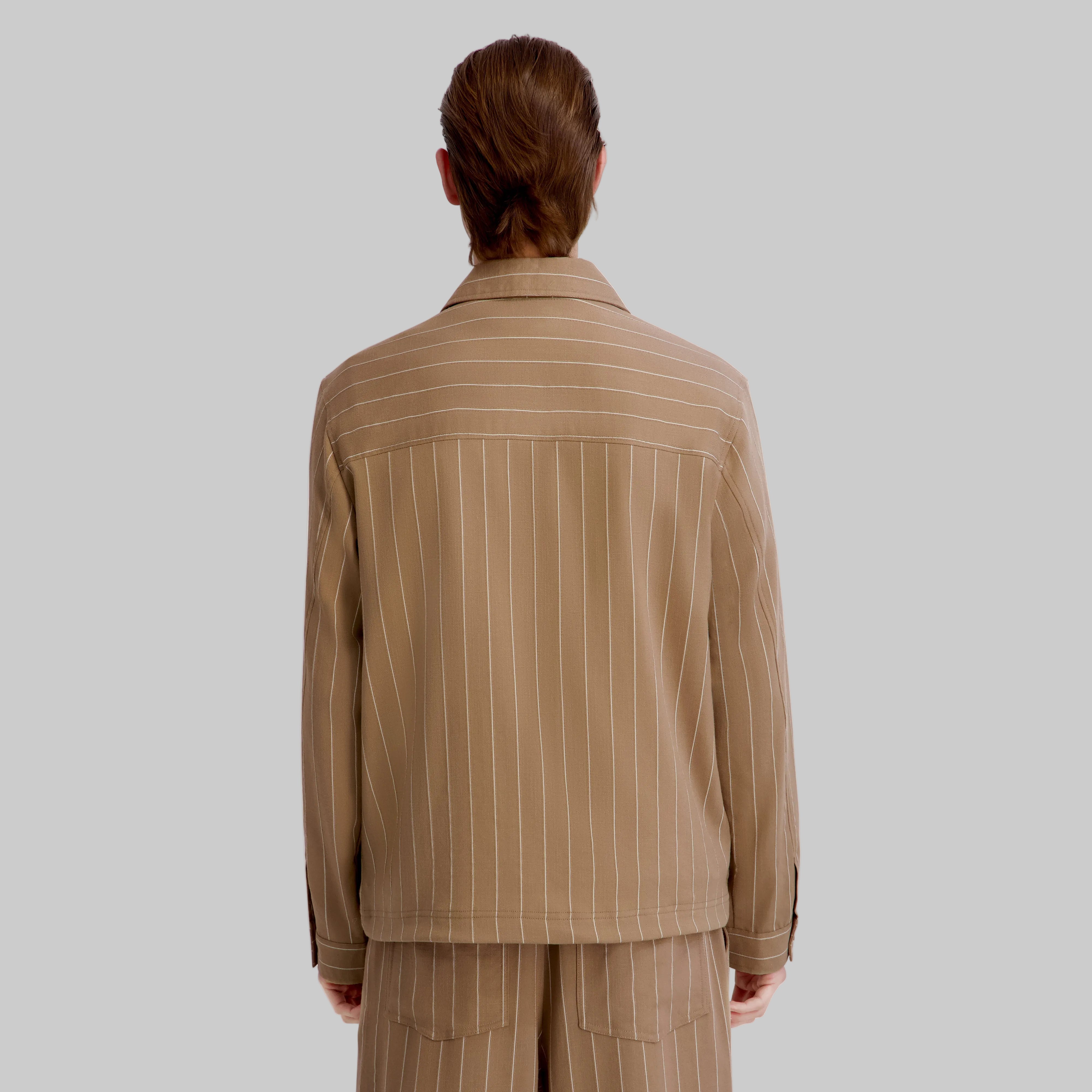 STRIPED SHIRT JACKET View 2 | Men's Clothing STRIPED SHIRT JACKET View 2 | Men's Clothing